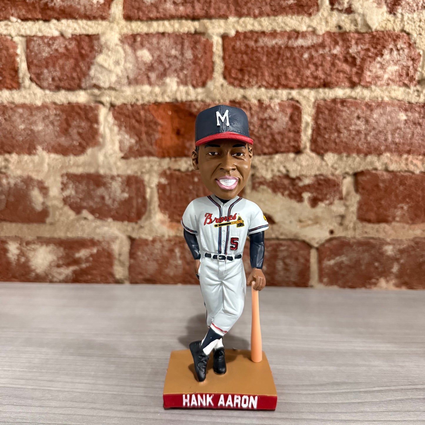 Hank Aaron Atlanta Braves 2017 A-List Rookie Bobblehead