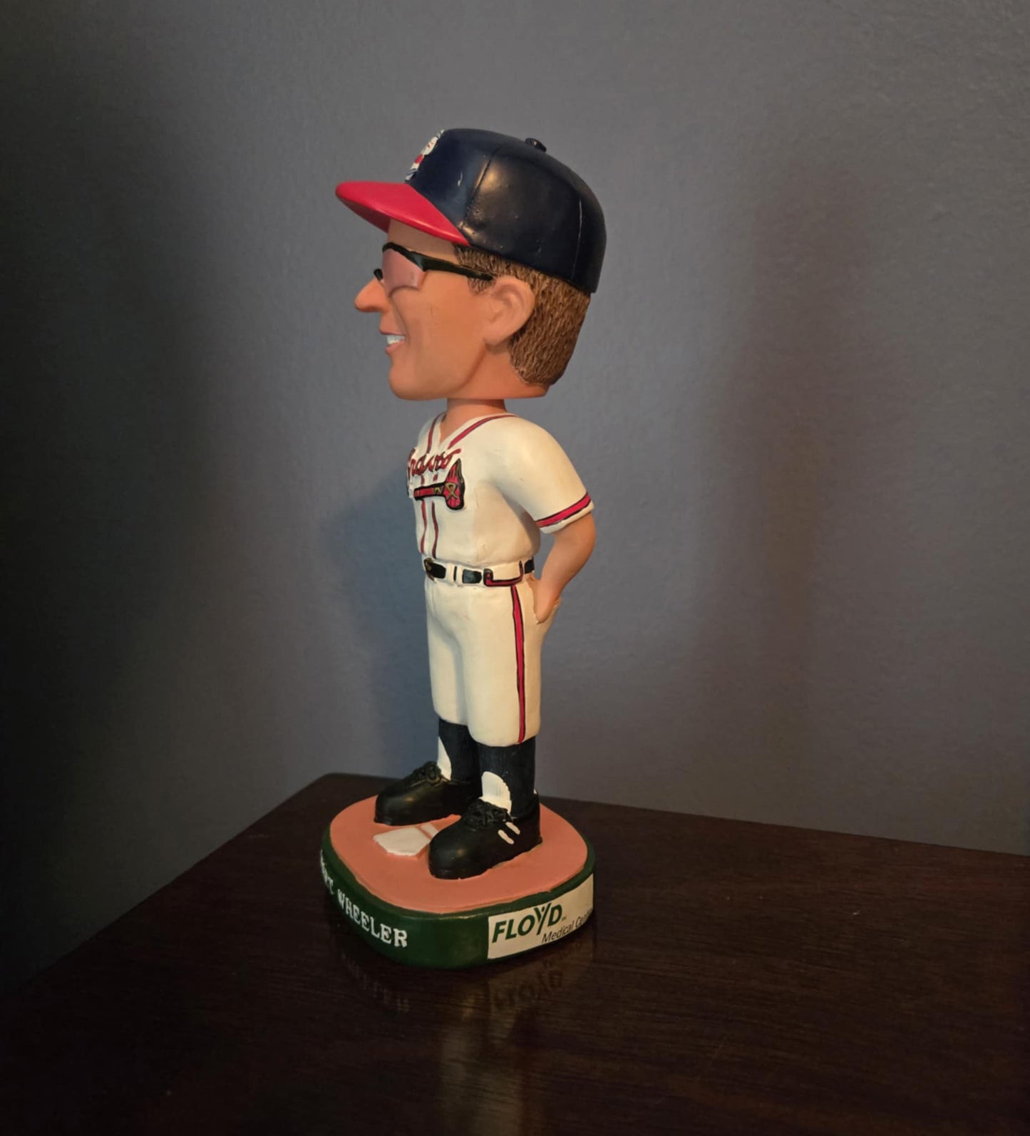 Rocket Wheeler Rome Braves Bobblehead (No Box)