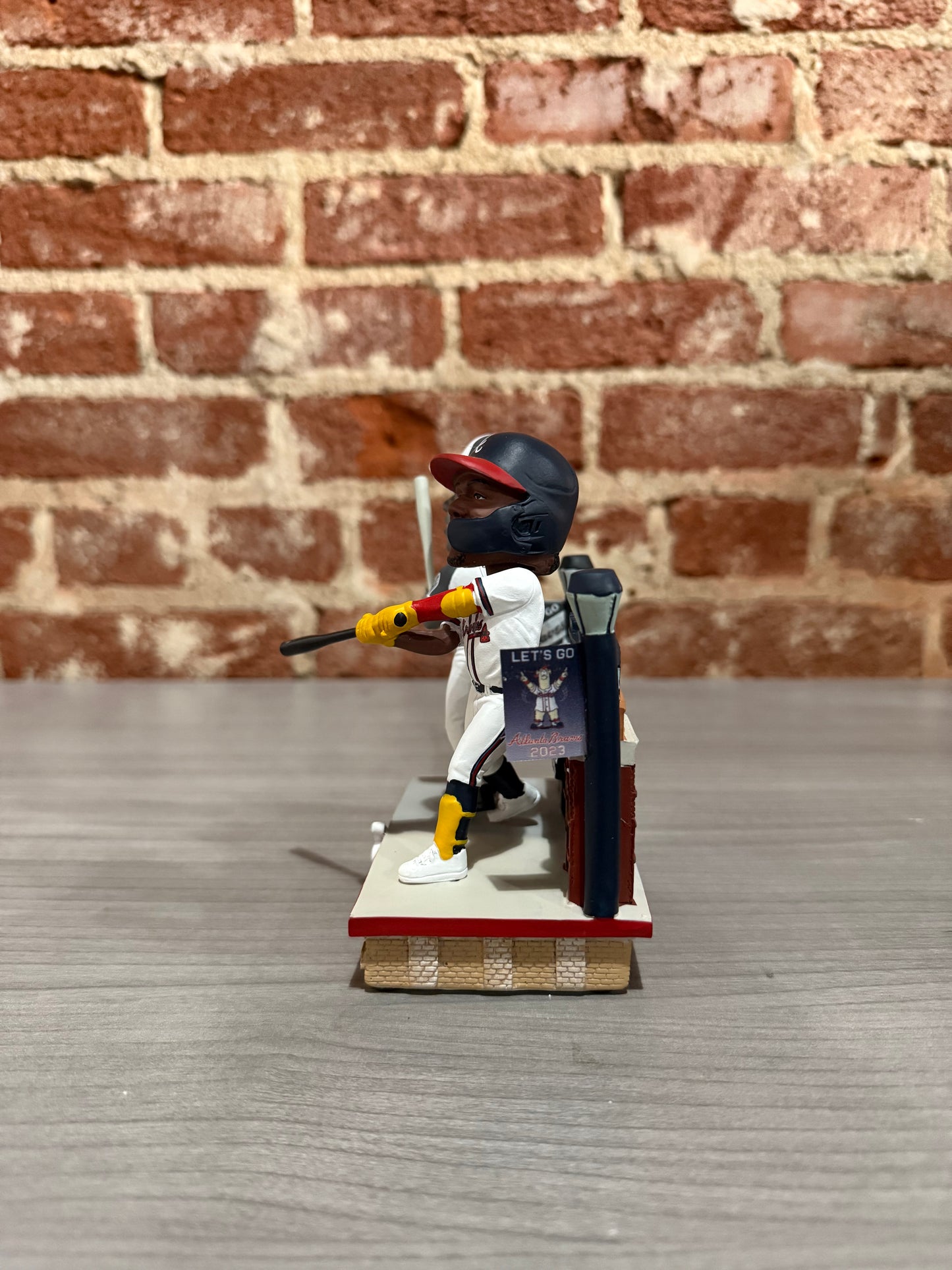 Hank Aaron & Ronald Acuna Jr Atlanta Braves Then and Now Bobblehead #/223