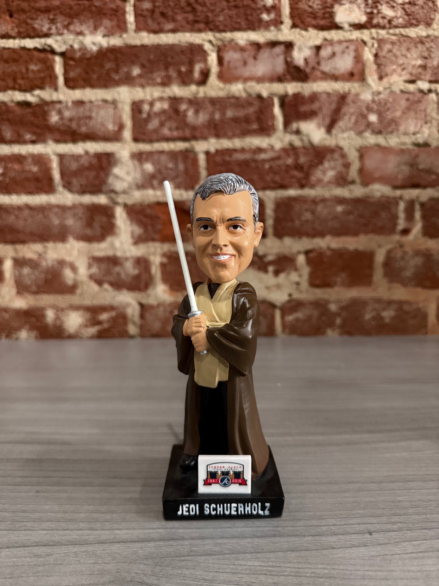 Jedi Schuerholz Atlanta Braves Star Wars Night Bobblehead