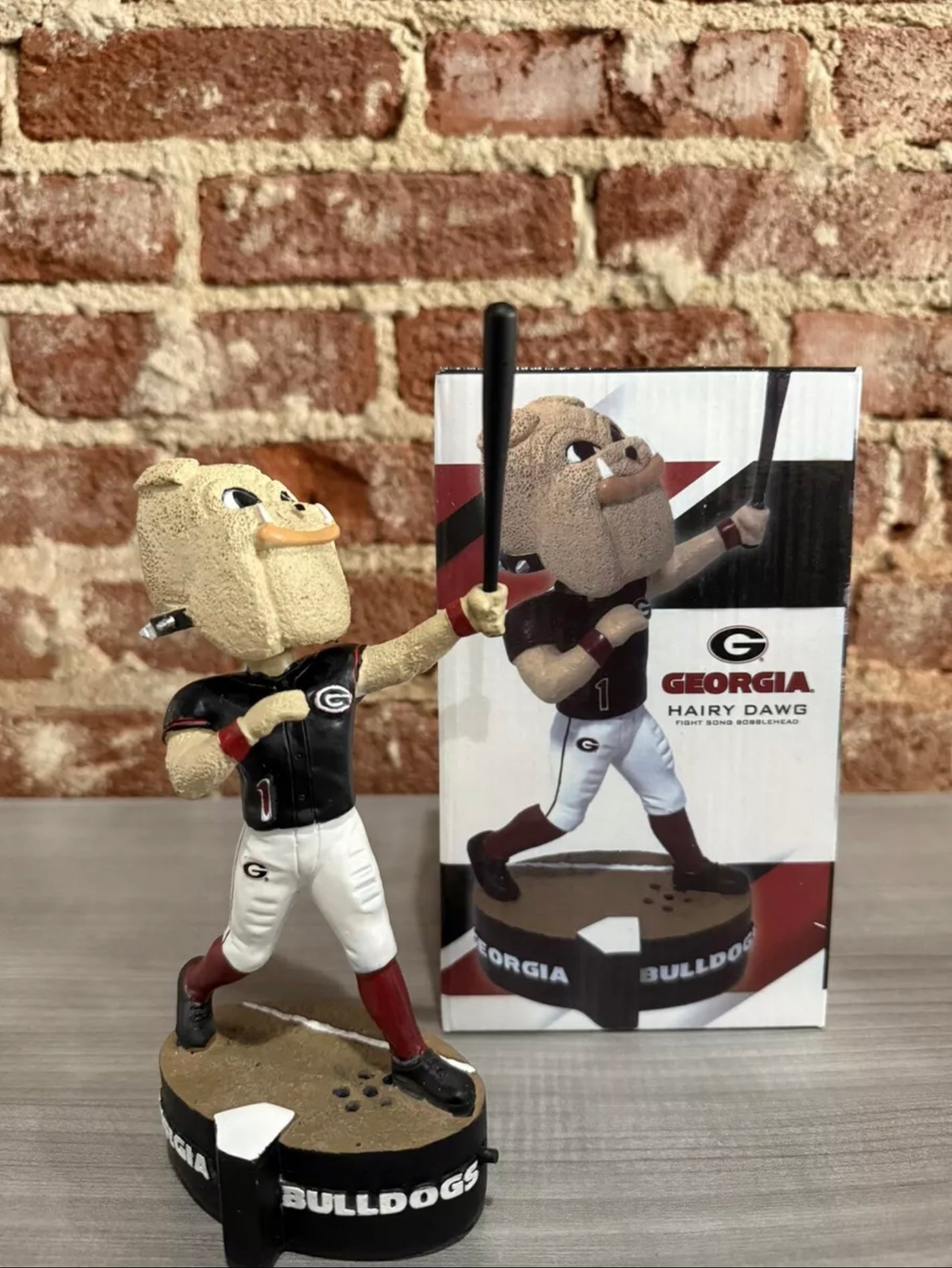 Hairy Dawg Georgia Bulldogs Fight Song Audio Mascot Bobblehead