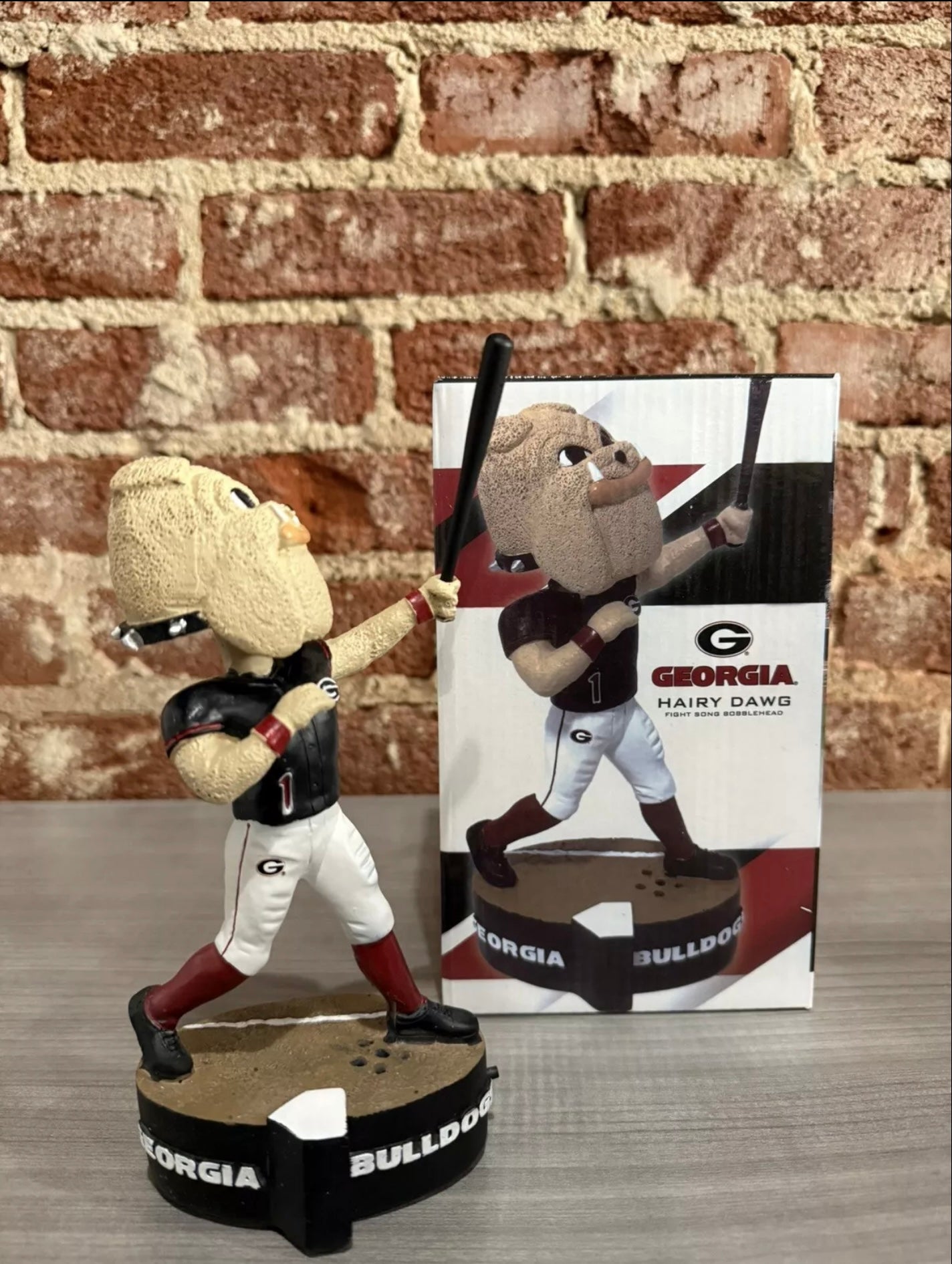 Hairy Dawg Georgia Bulldogs Fight Song Audio Mascot Bobblehead