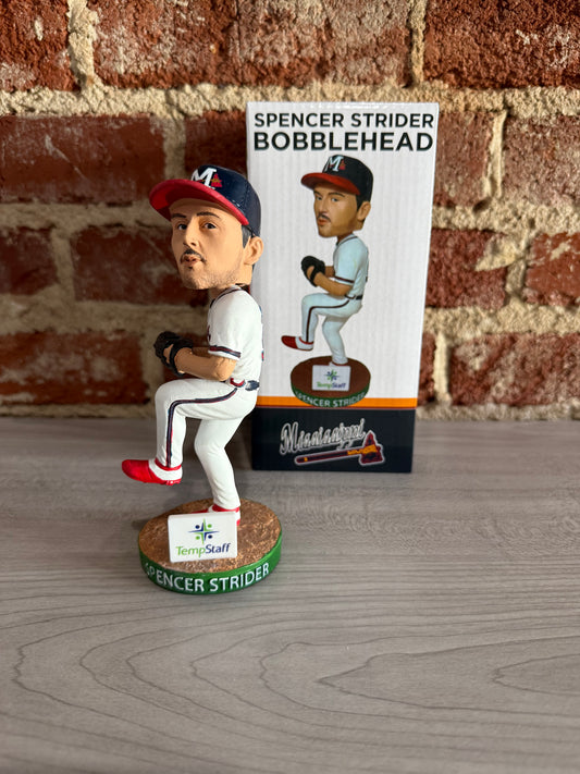 Spencer Strider Mississippi Braves Bobblehead 8/18/23