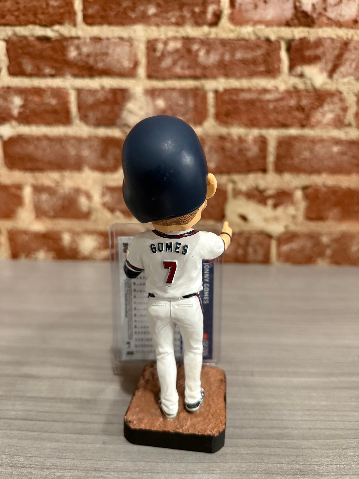 Jonny Gomes Custom Atlanta Braves Bobblehead and Signed Card