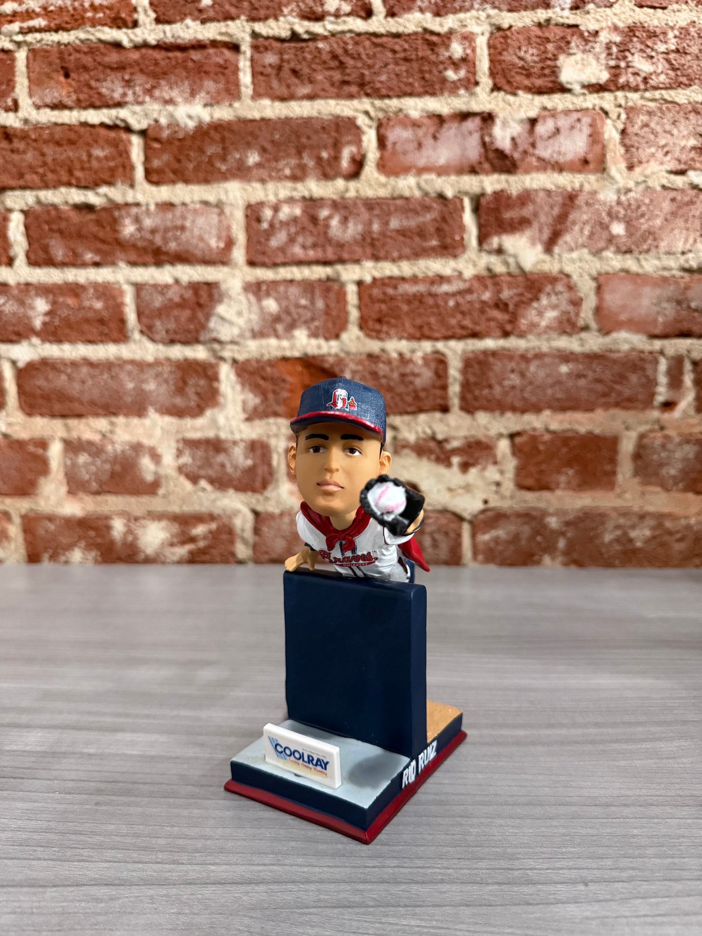 Rio Ruiz Super Hero Bobblehead Gwinnett Braves