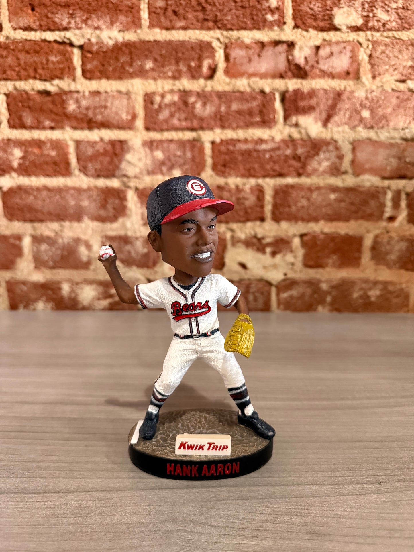 Hank Aaron Eau Claire Bears Bobblehead