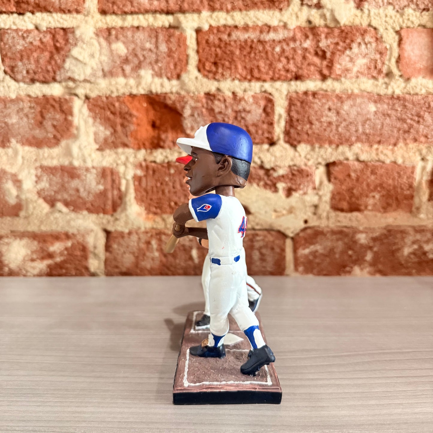 Chipper Jones & Hank Aaron Atlanta Braves A-List Goats Bobblehead