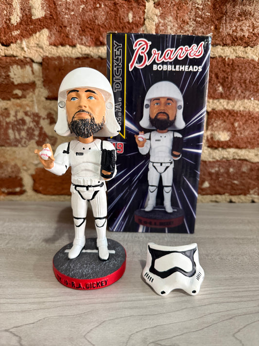 R.A. Dickey Atlanta Braves Storm Trooper Star Wars Bobblehead