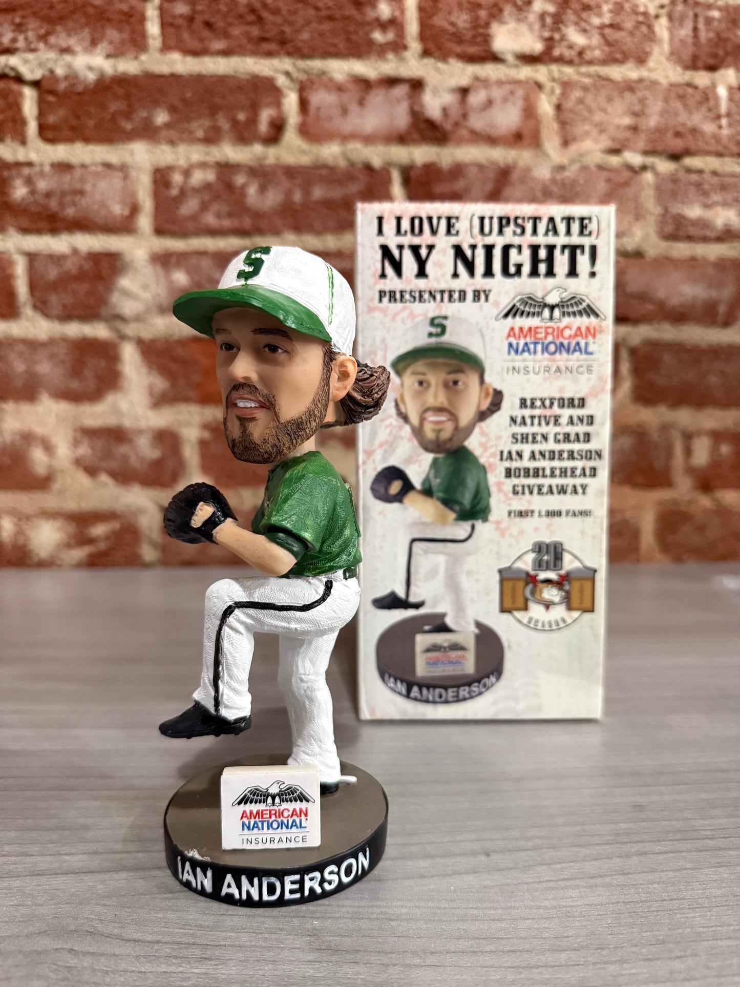 Ian Anderson Tri City Valley Cats Bobblehead