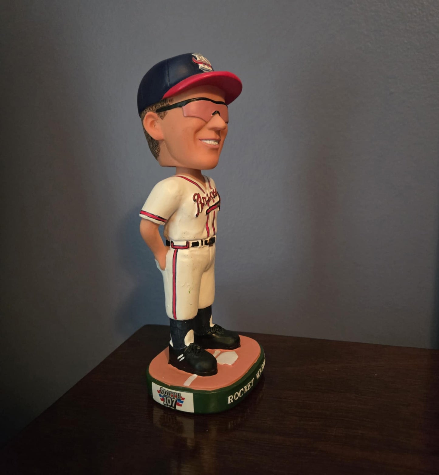 Rocket Wheeler Rome Braves Bobblehead (No Box)