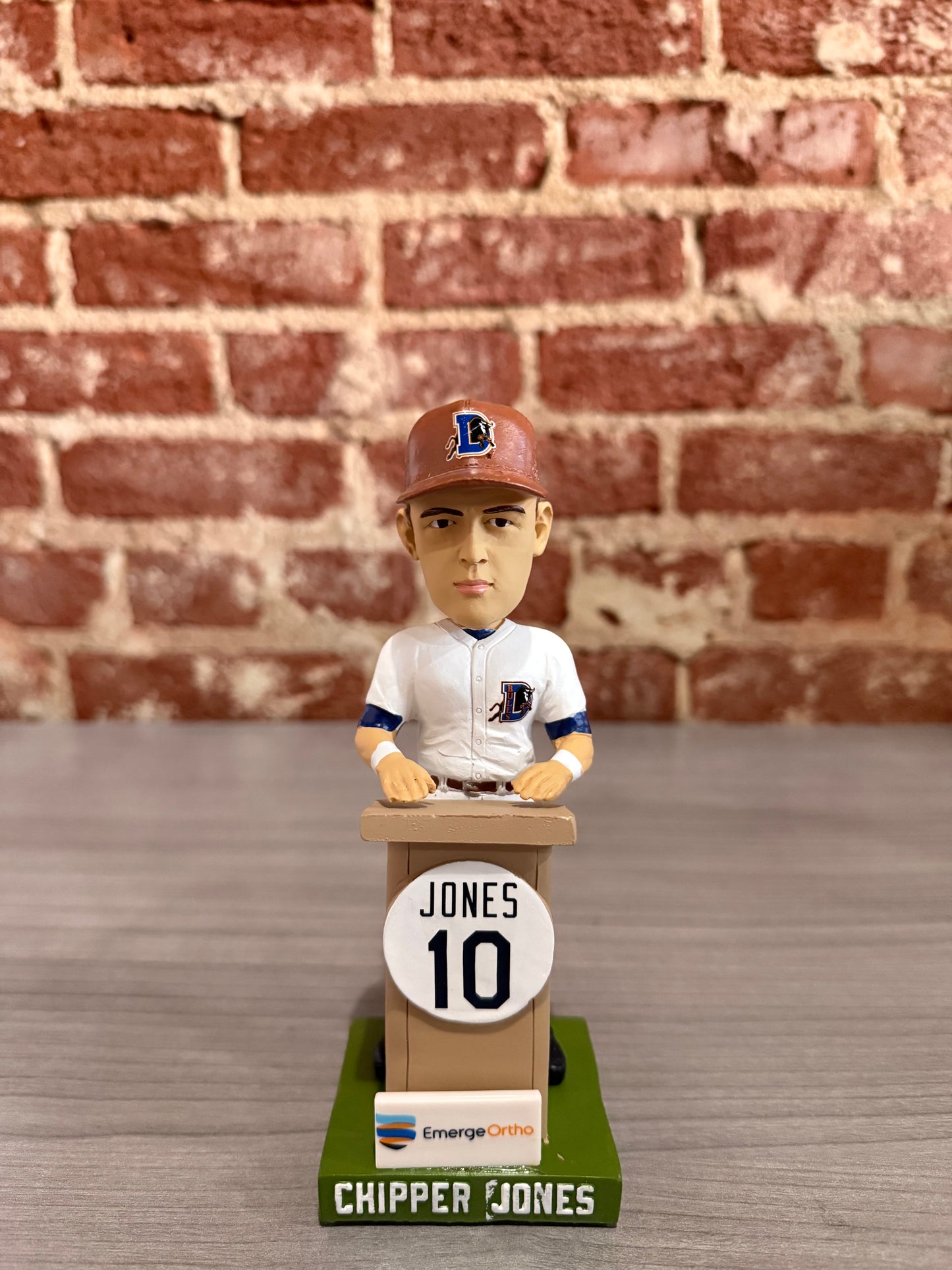 Chipper Jones Durham Bulls Number Retirement Bobblehead