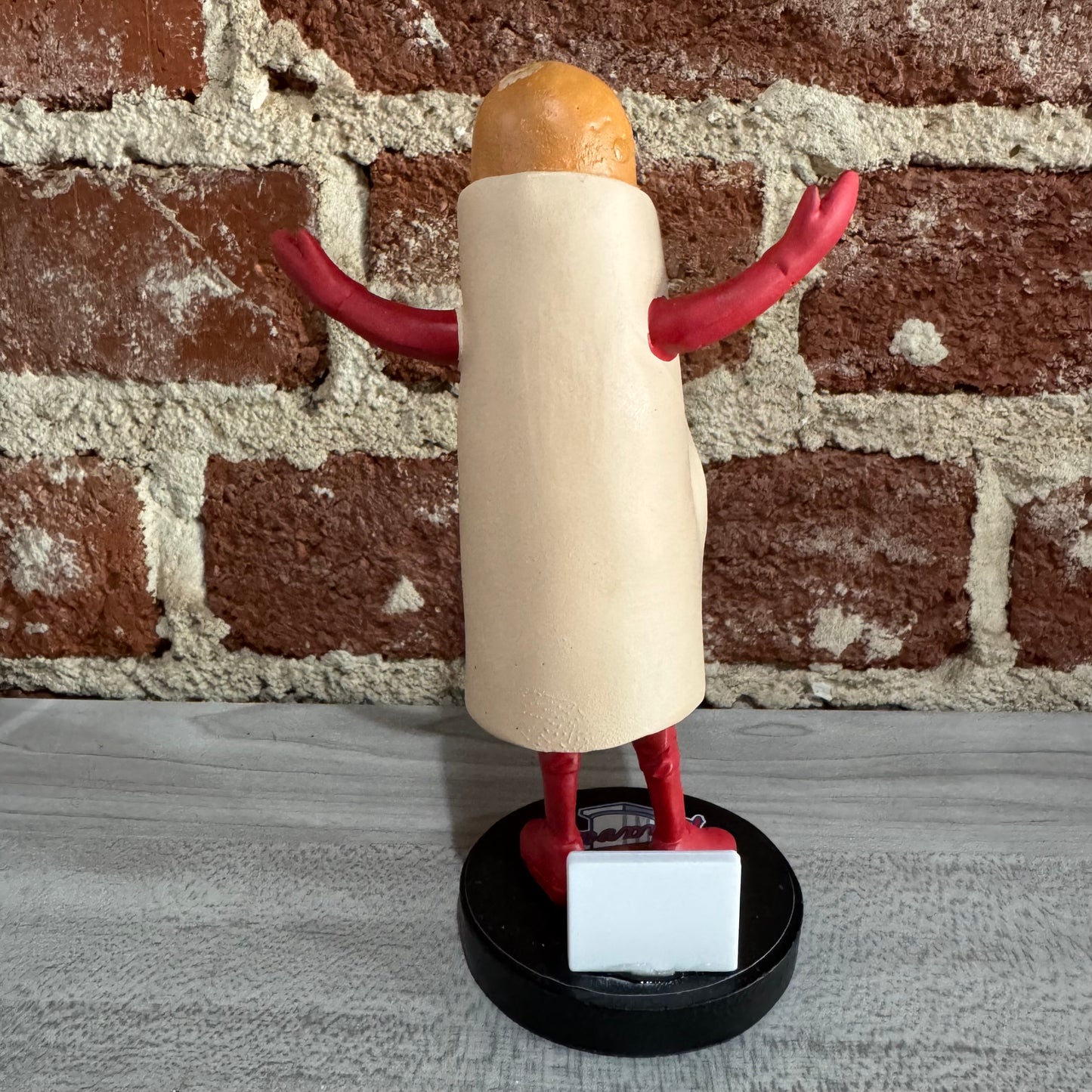 Henry the Hotdog Rome Braves Bobblehead (Paint Scuff on Head)