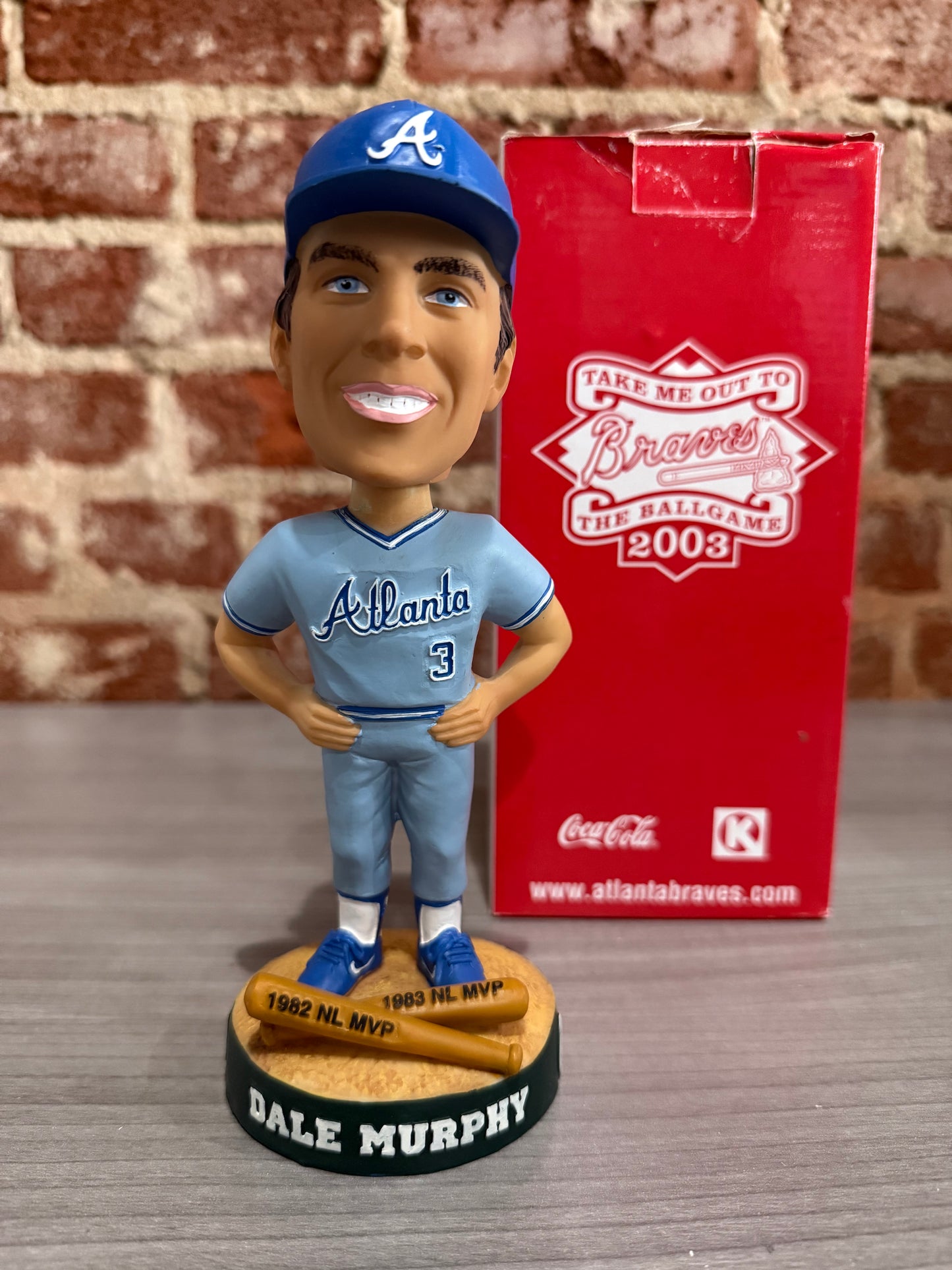 2003 Dale Murphy Bobblehead Atlanta Braves SGA