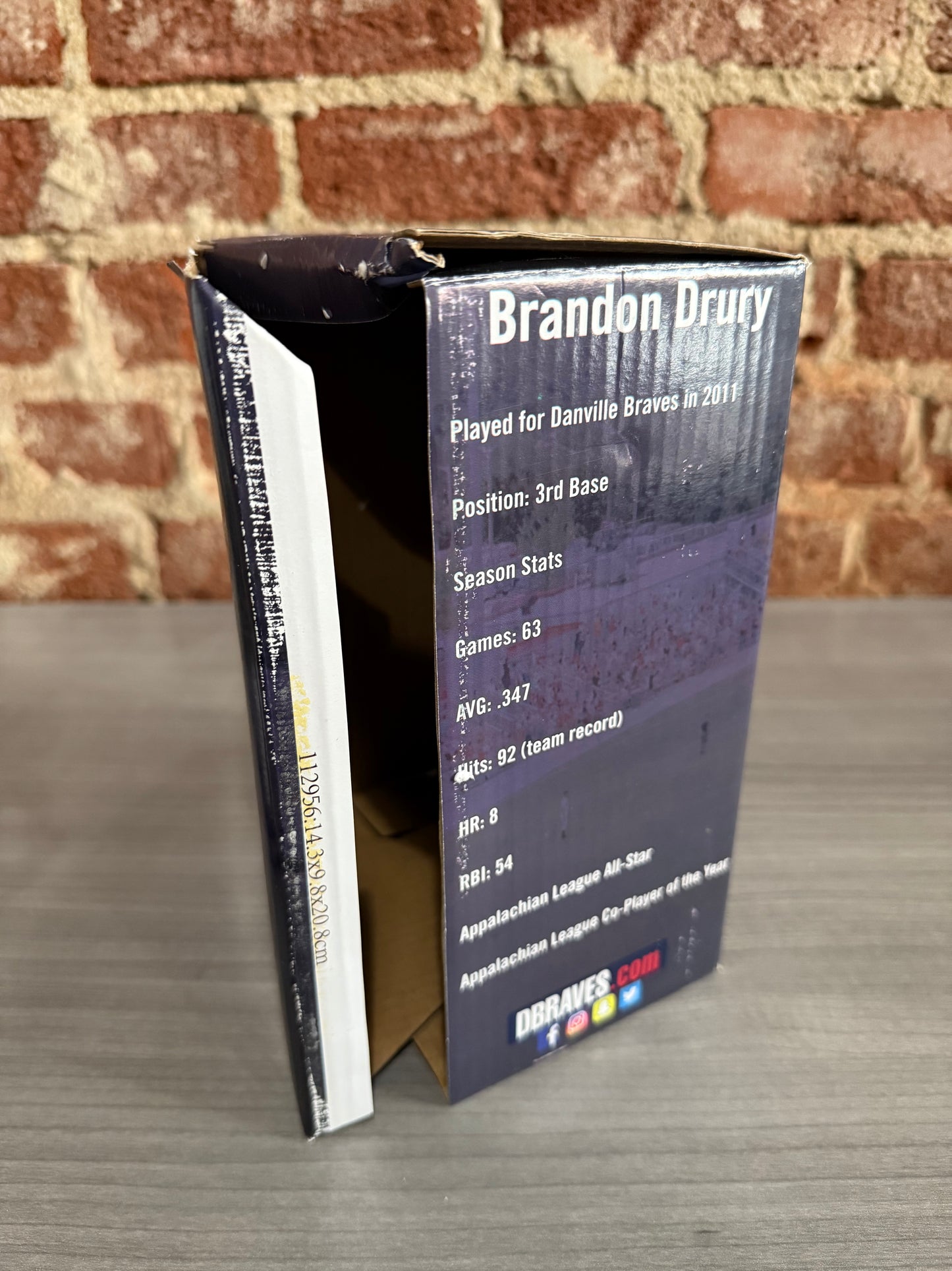 Brandon Drury Danville Braves Bobblehead