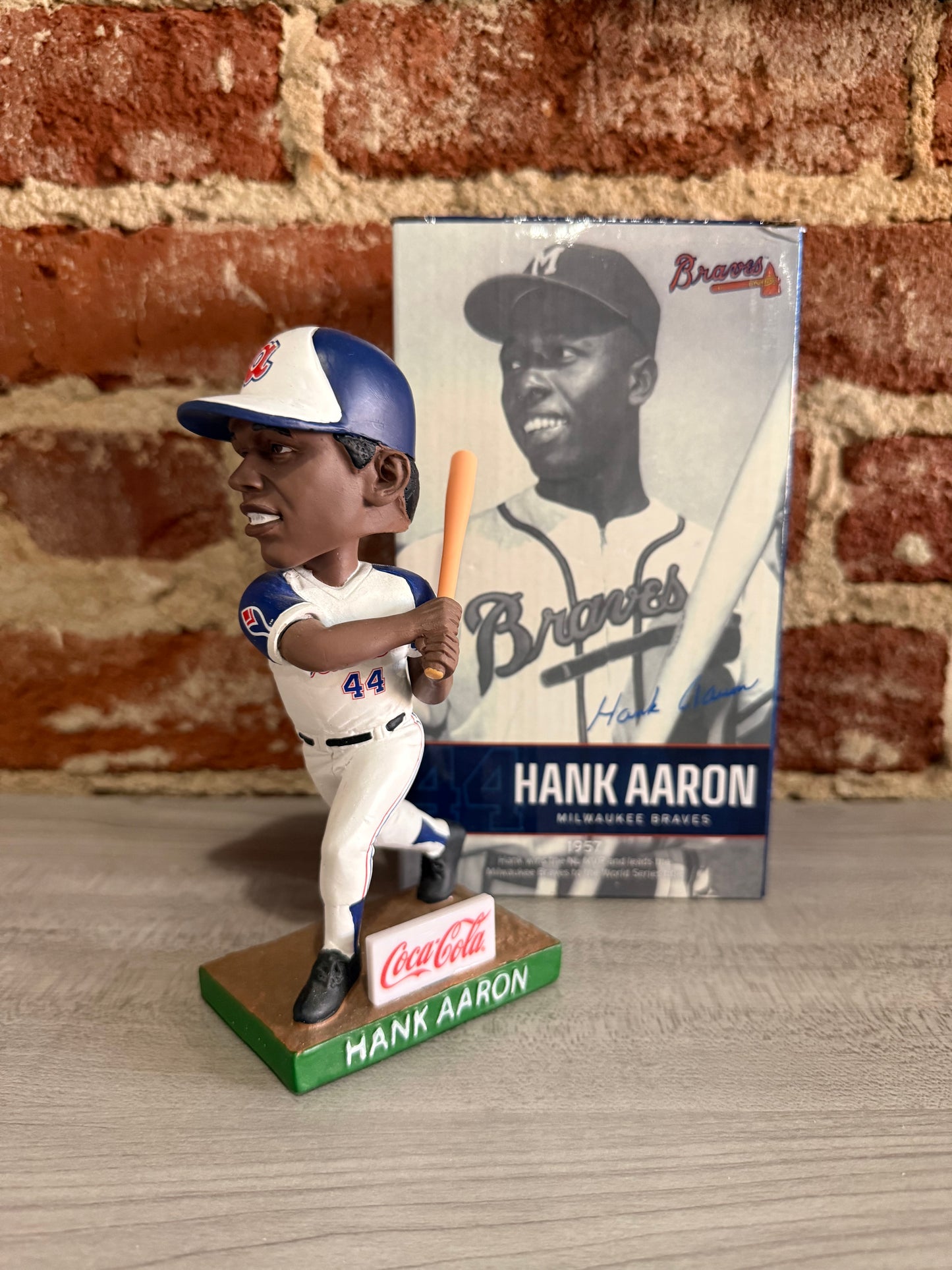 Hank Aaron Atlanta Braves 1974 Throwback Bobblehead