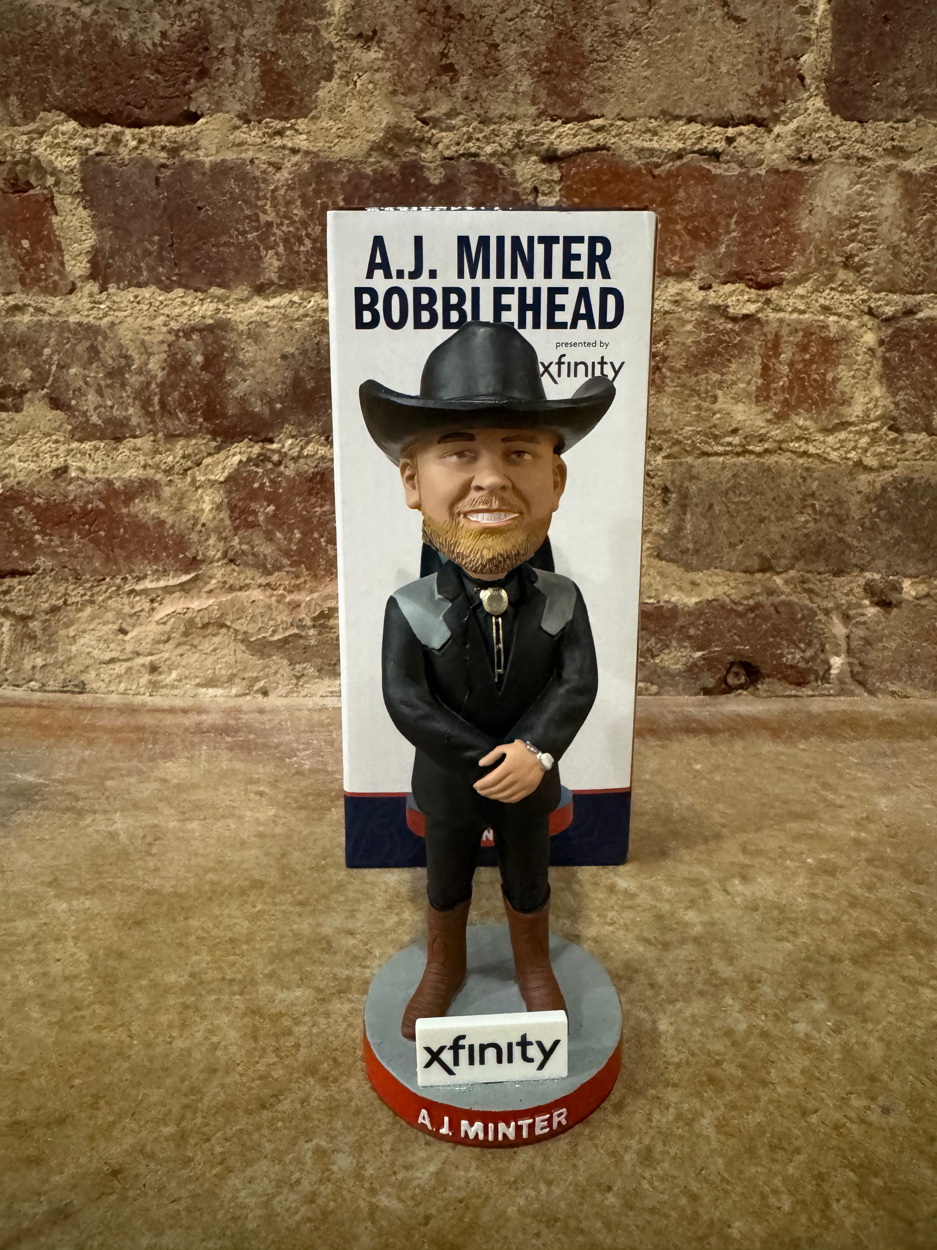 AJ Minter “Cowboy” Bobblehead 9/26/23 Atlanta Bobbles