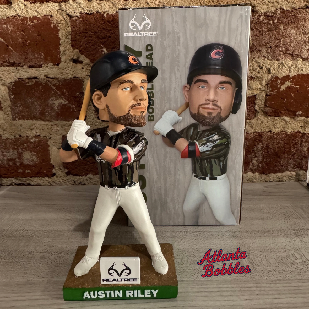 Austin Riley Realtree Bobblehead 7/26/25 – Atlanta Bobbles