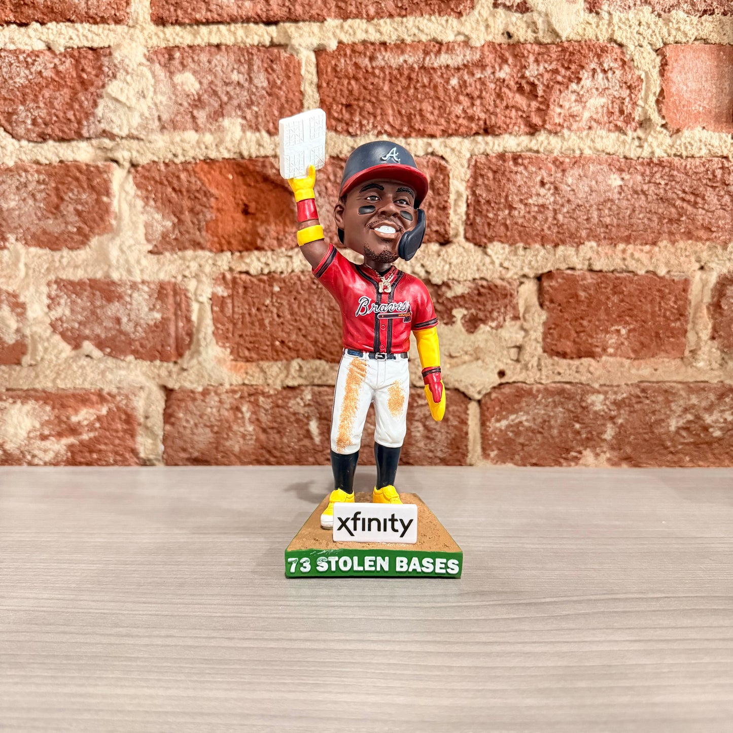Ronald Acuña Jr. 73 Stolen Bases Record Bobblehead Giveaway 4/24/24