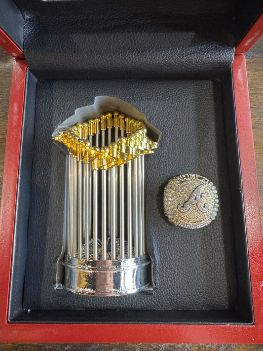 World Series Trophy and Ring Set