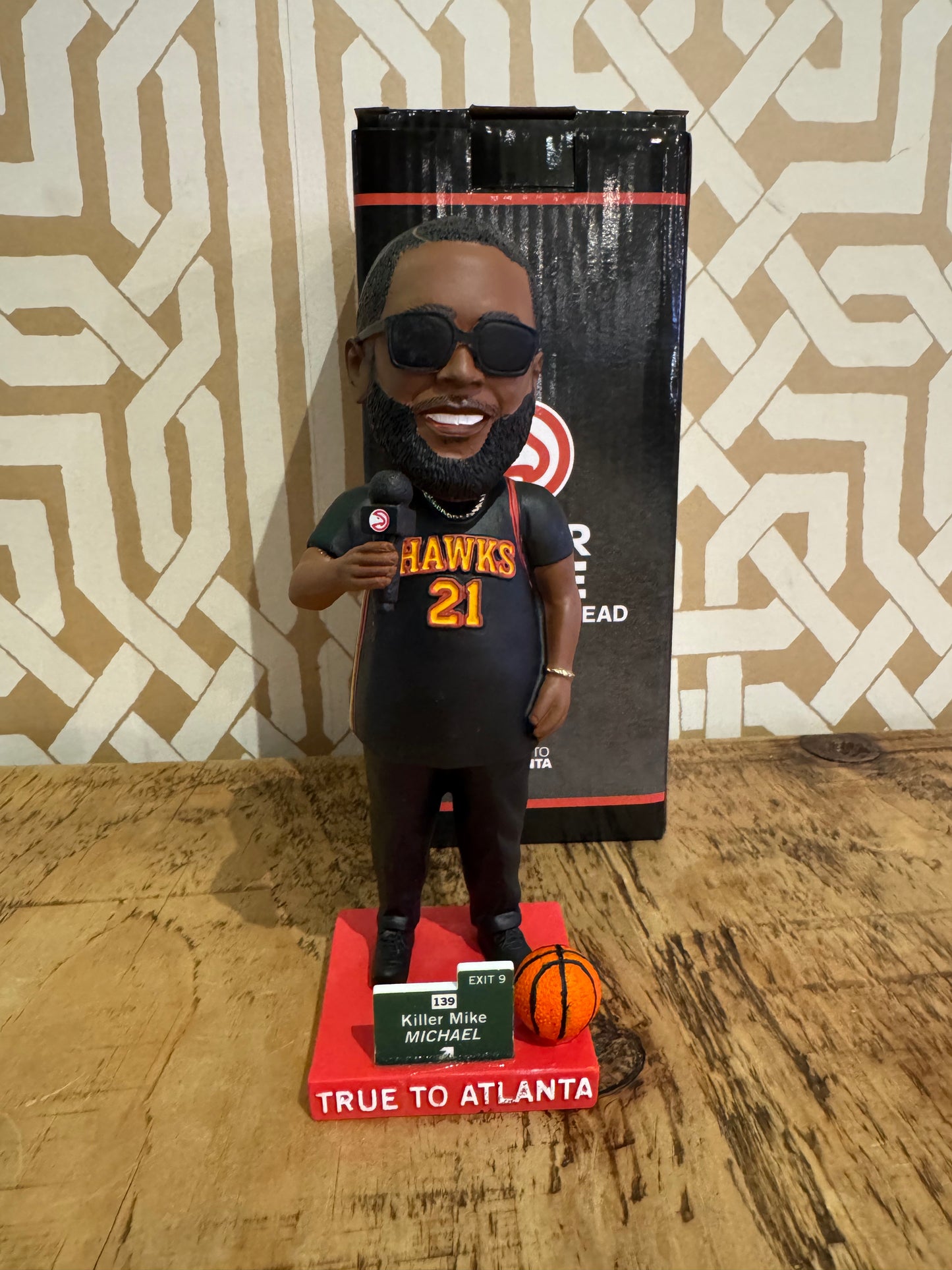 Killer Mike Atlanta Hawks Bobblehead 3/4/25