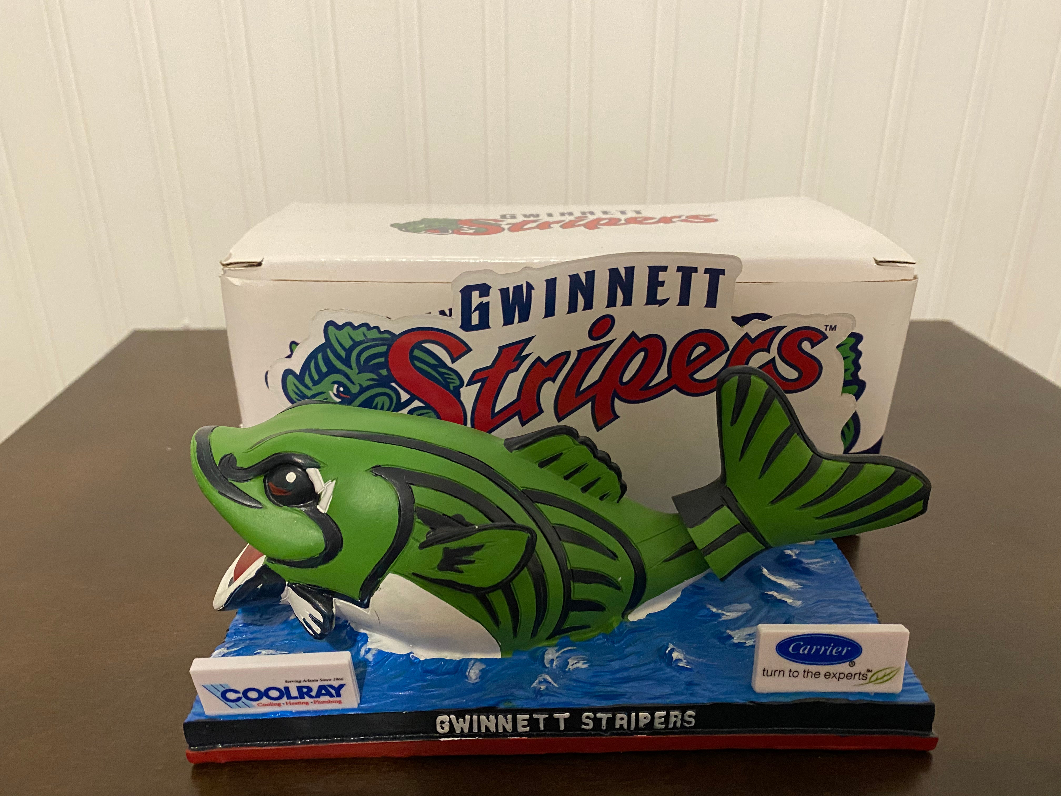 Gwinnett Stripers Mascot Factory Plush Fish