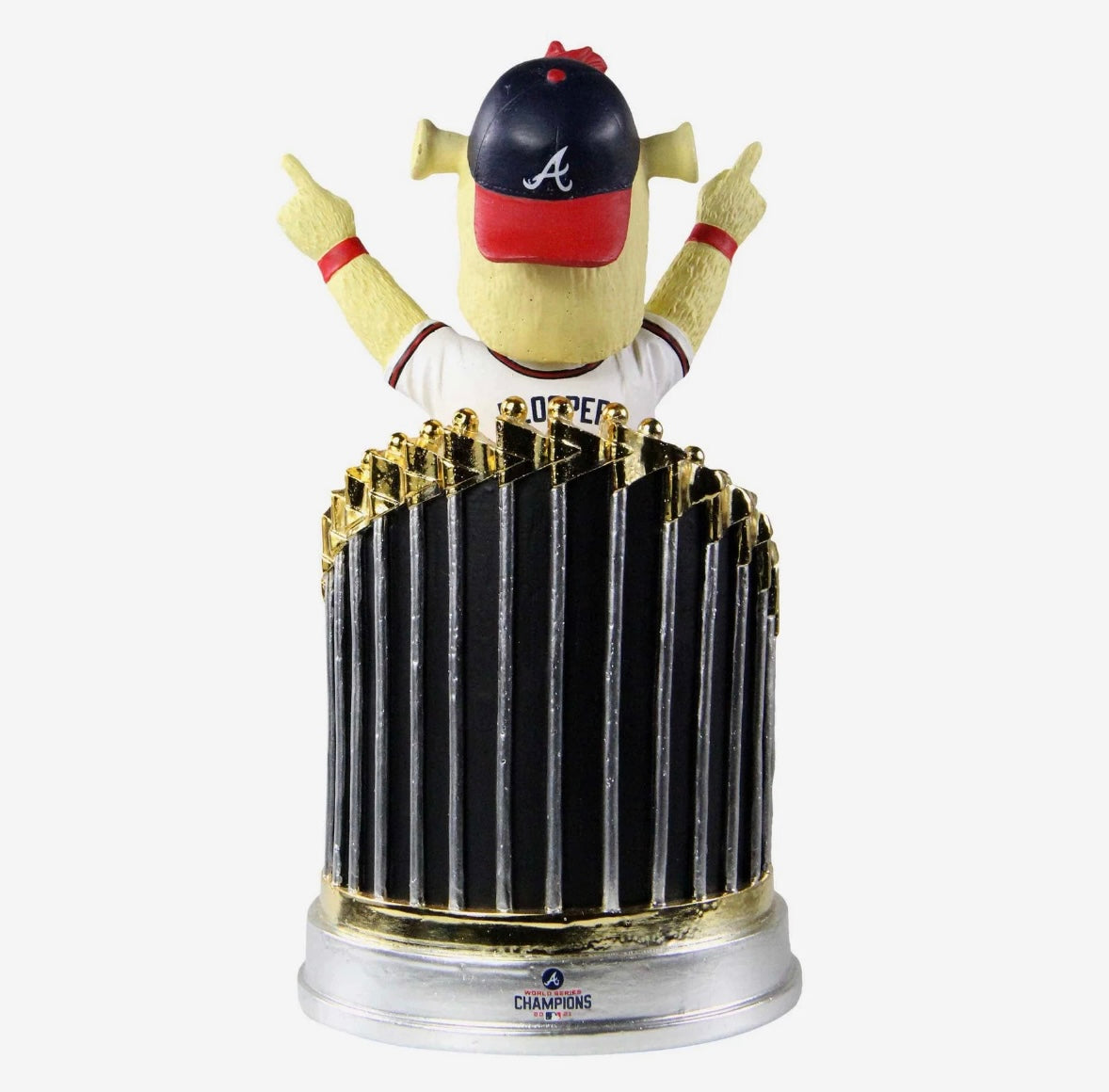 Blooper Atlanta Braves 2021 World Series Mascot In Trophy Bobblehead FOCO