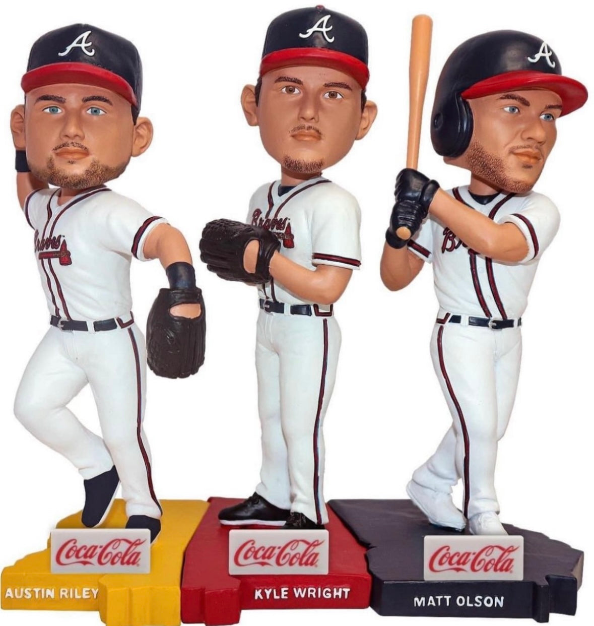 “Hometown” Bobblehead Set (Riley, Wright, Olson)