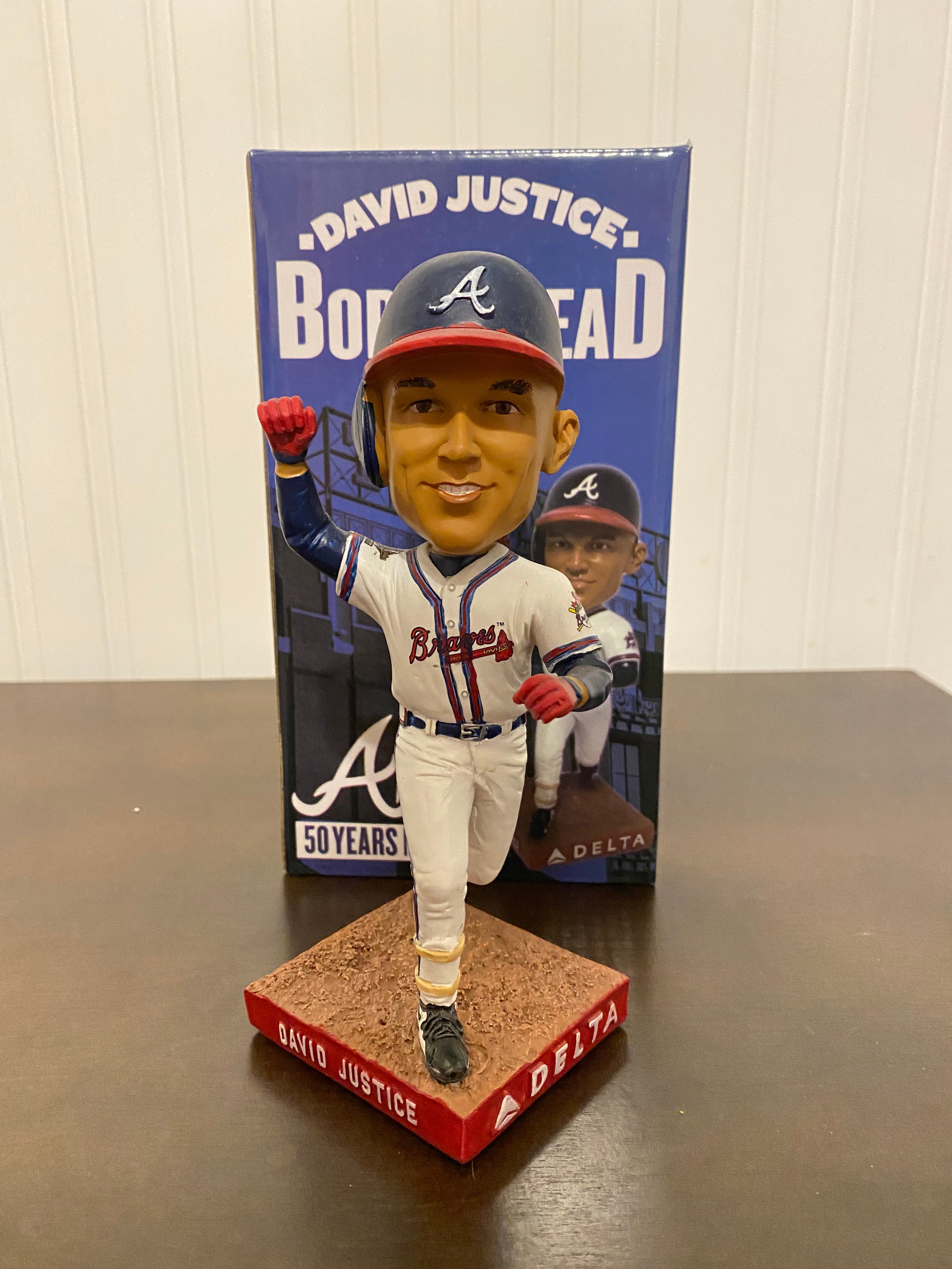 David Justice Atlanta Braves Bobblehead Atlanta Bobbles