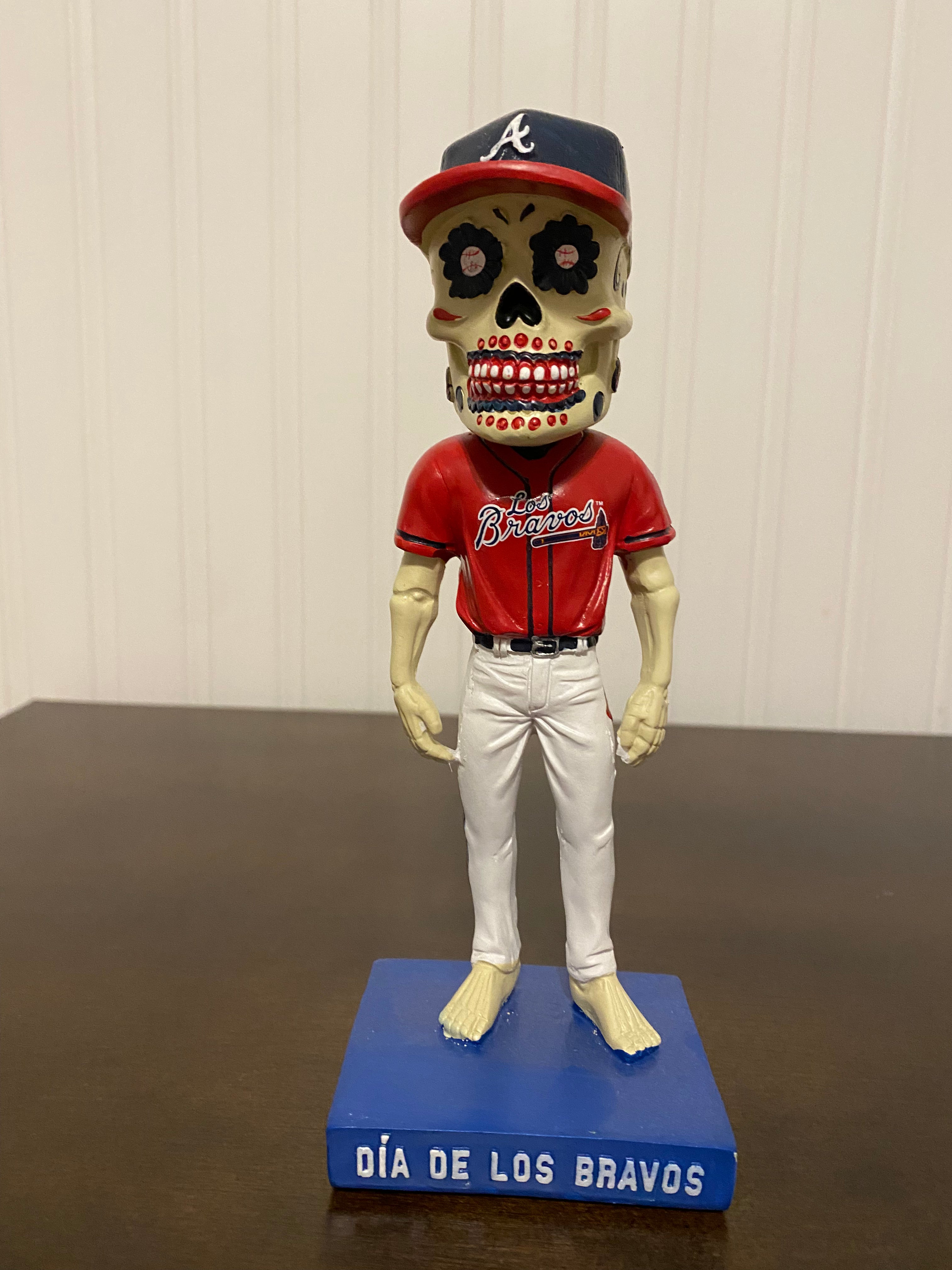 Atlanta Braves Sugar Skull Statue