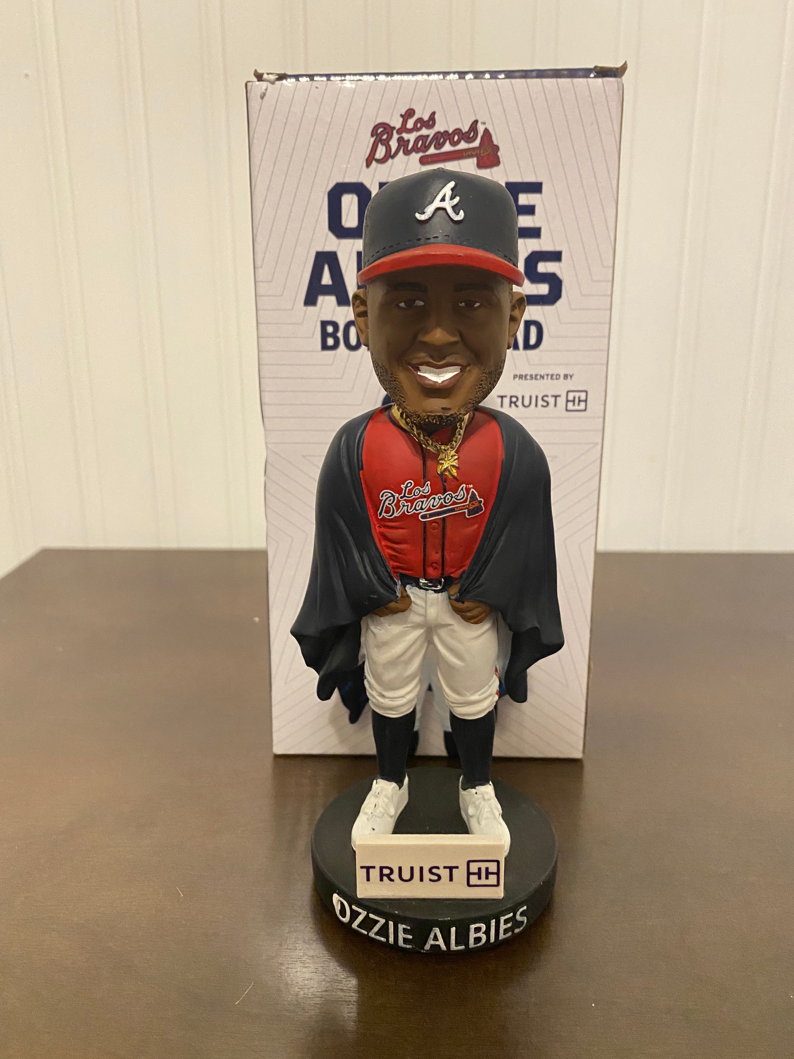 Ozzie Albies Los Bravos Bobblehead Atlanta Bobbles