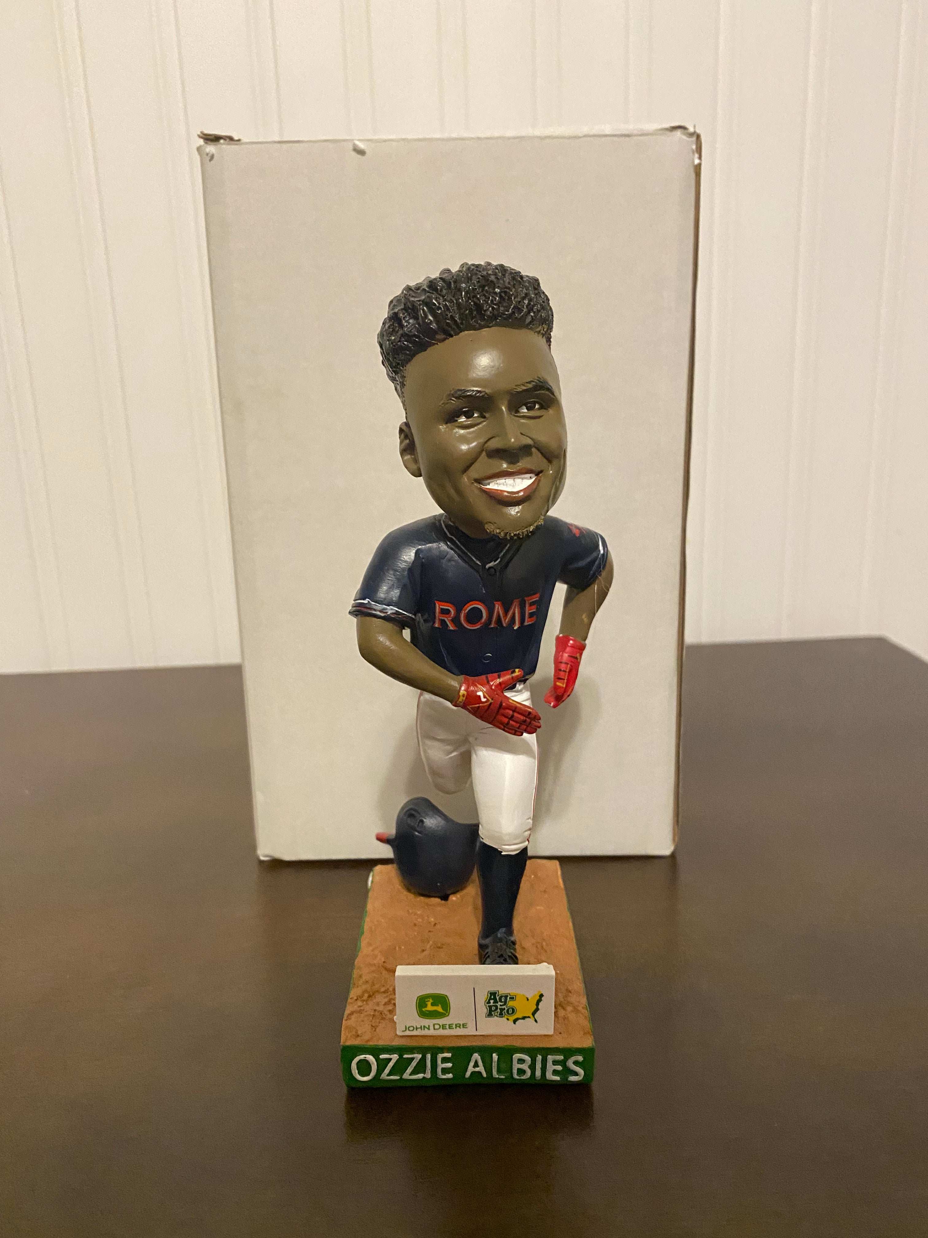 Ozzie Albies Rome Braves Bobblehead Atlanta Bobbles