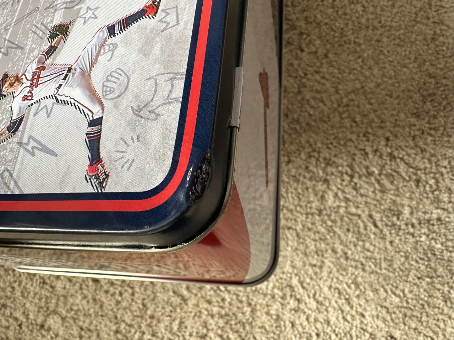 Atlanta Braves Chop On Lunch Box