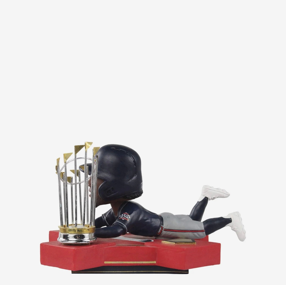 Ozzie Albies Atlanta Braves 2021 World Series Champions Moment Bobblehead FOCO