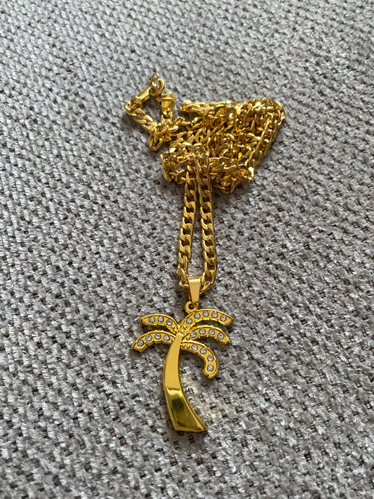 Ozzie Albies Palm Tree Chain