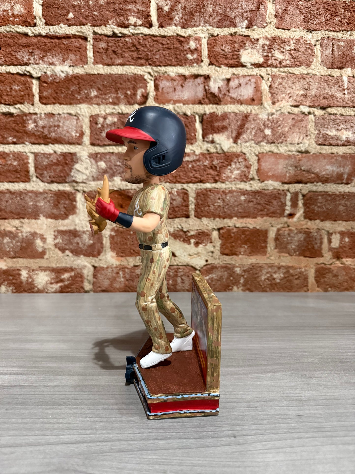 Austin Riley Atlanta Braves Camo Hunting Bobblehead #/360