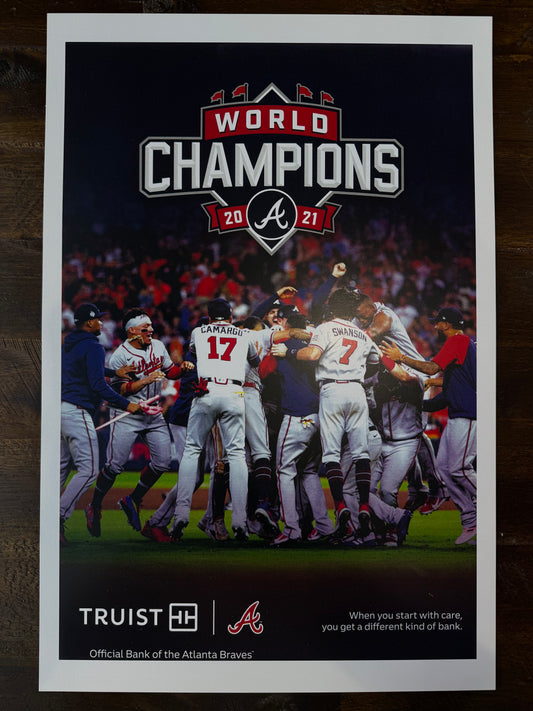 World Champions 2021 Poster (12”x18”)