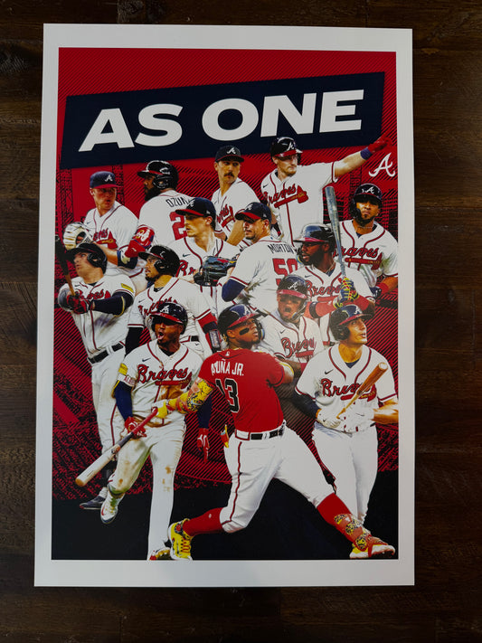 As One Poster 2023 (12”x18”)