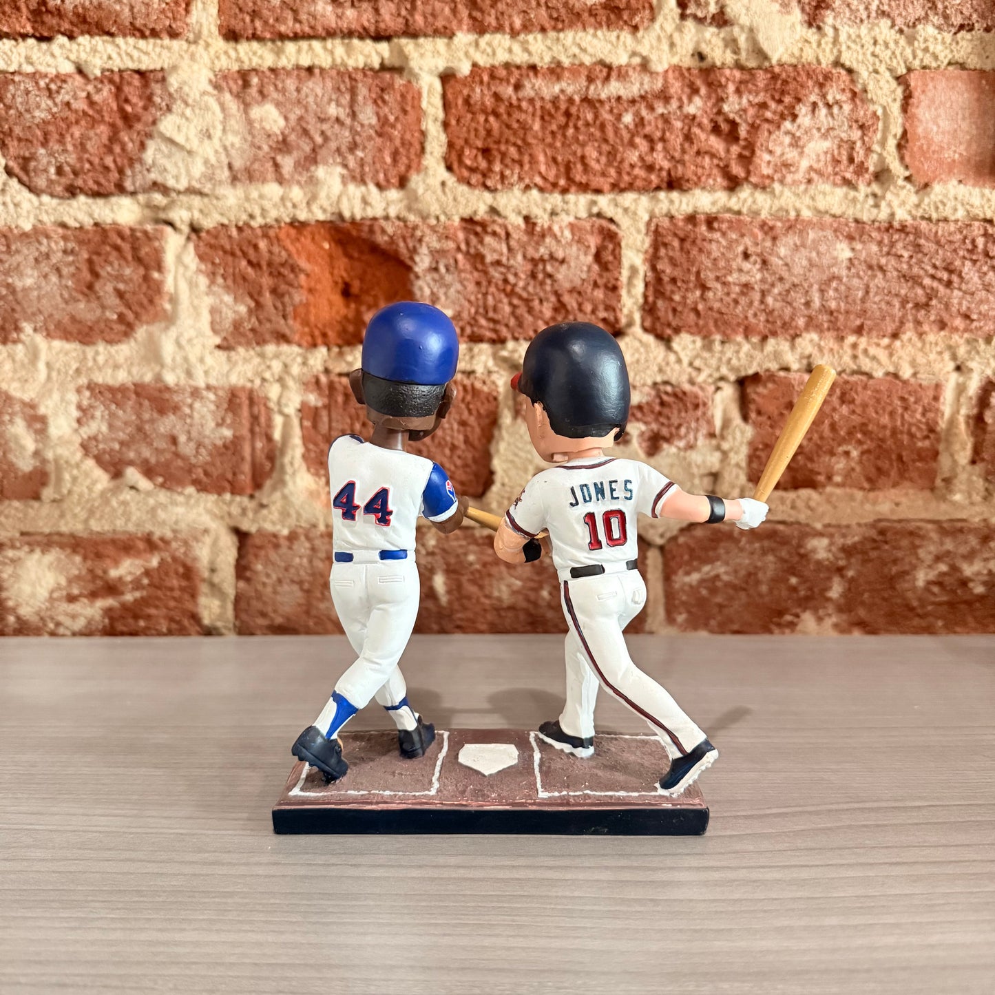 Chipper Jones & Hank Aaron Atlanta Braves A-List Goats Bobblehead