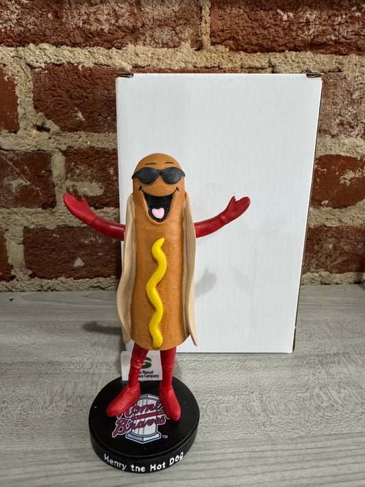 Henry the Hotdog Rome Braves Bobblehead