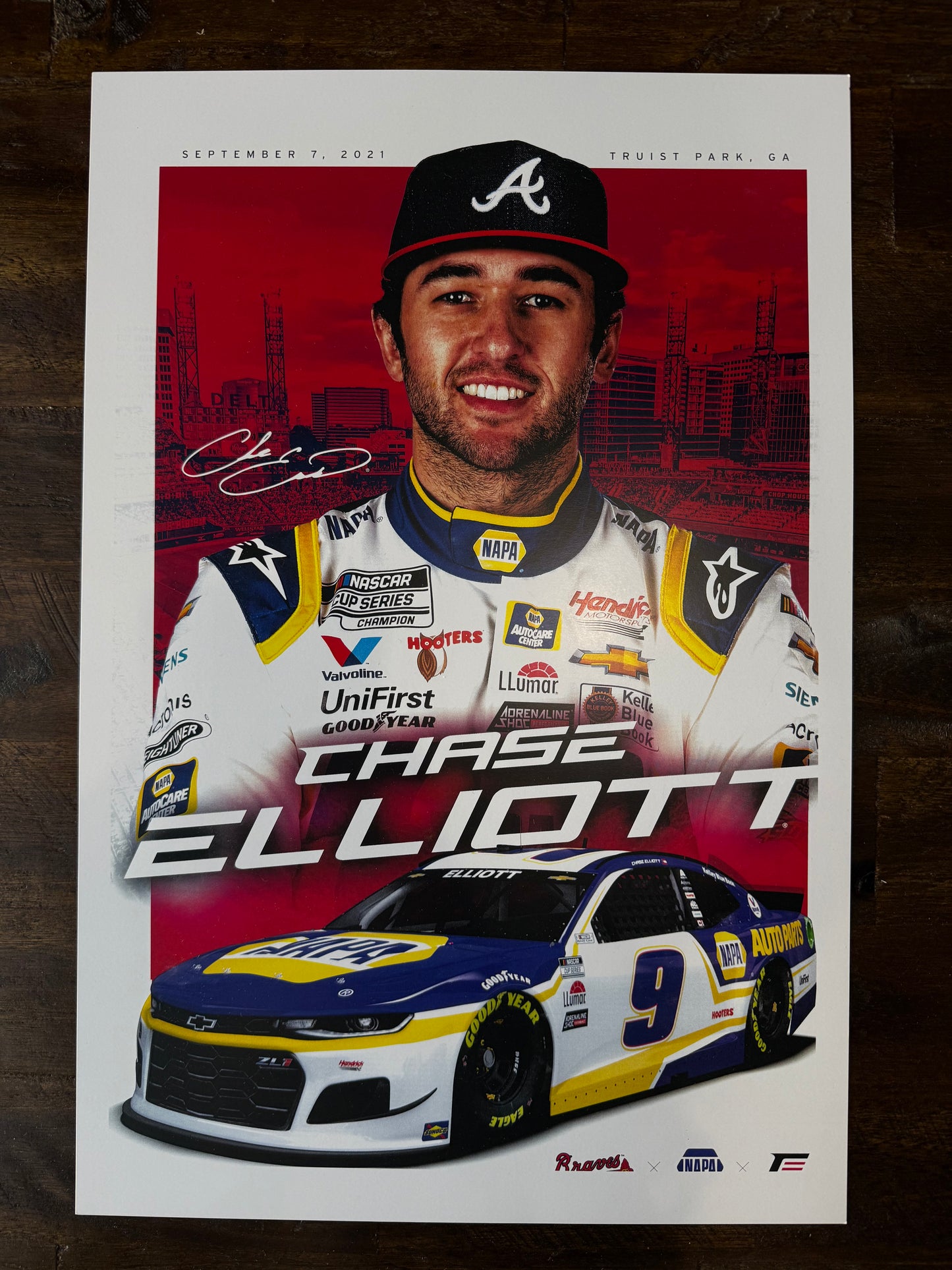 Chase Elliott Poster (12”x18”)