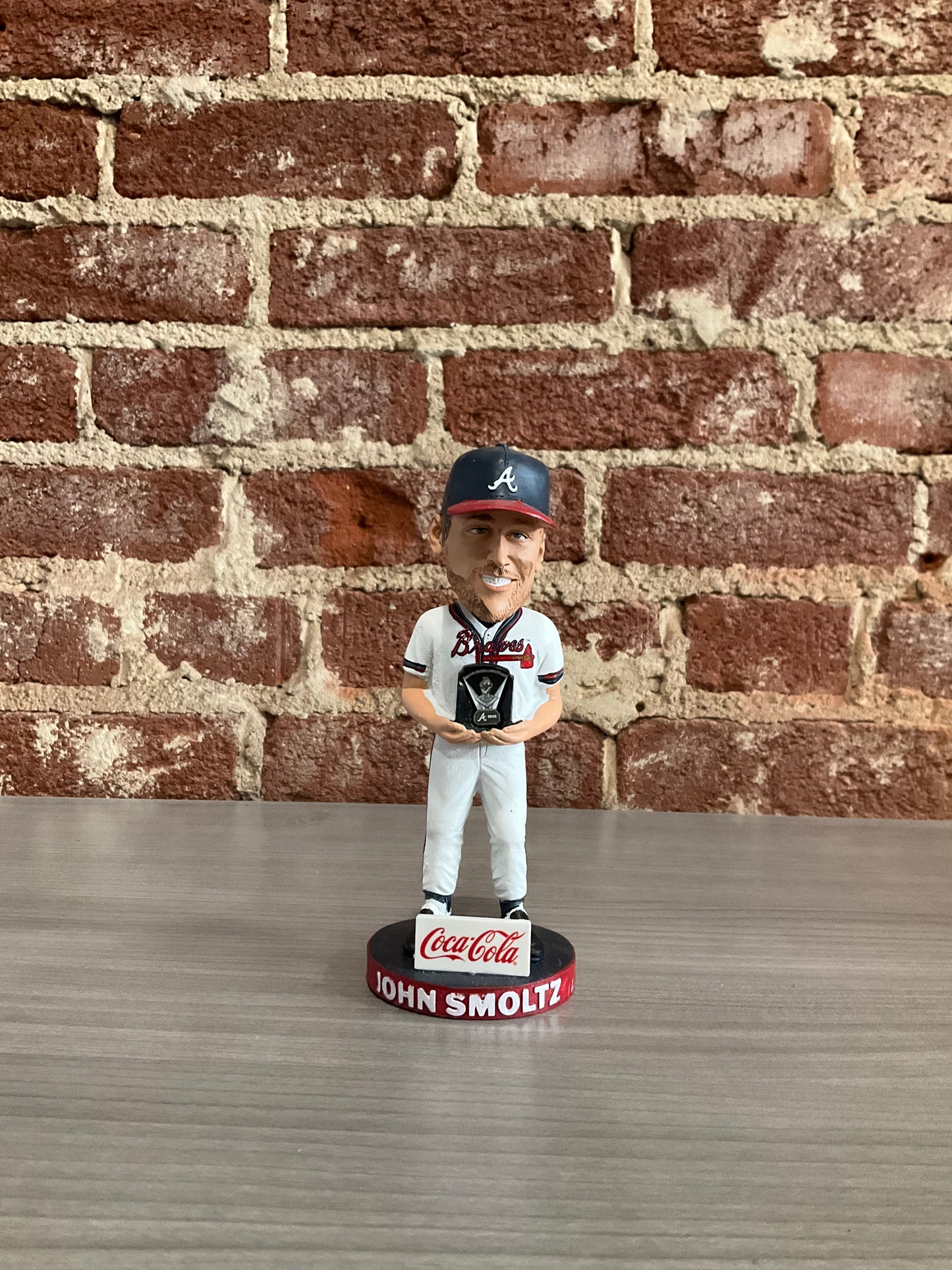 John Smoltz “Cy Young” Bobblehead (Ear and Paint Defect)NO BOX