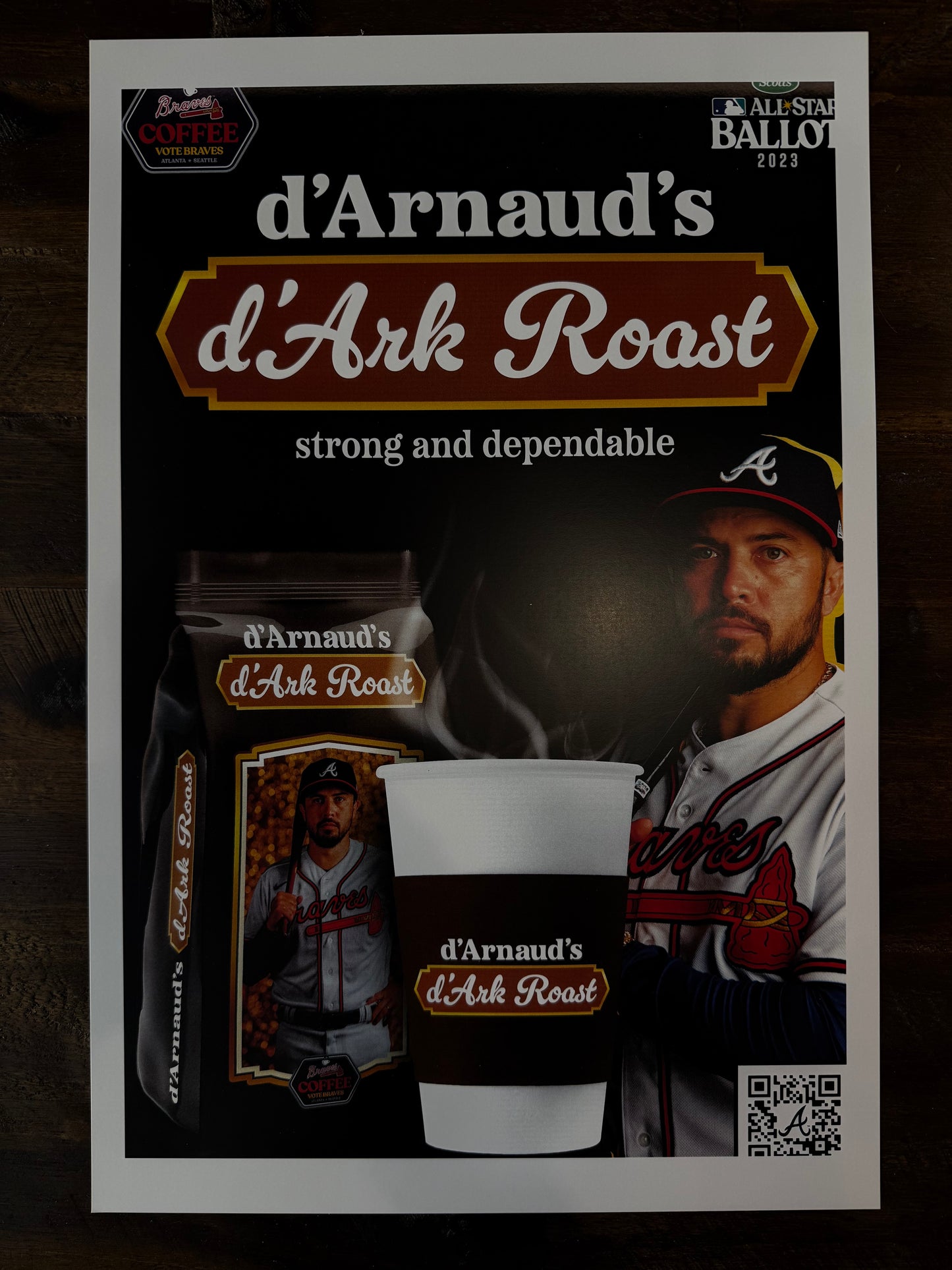 Travis d’Arnaud 2023 Allstar Poster (12”x18”)