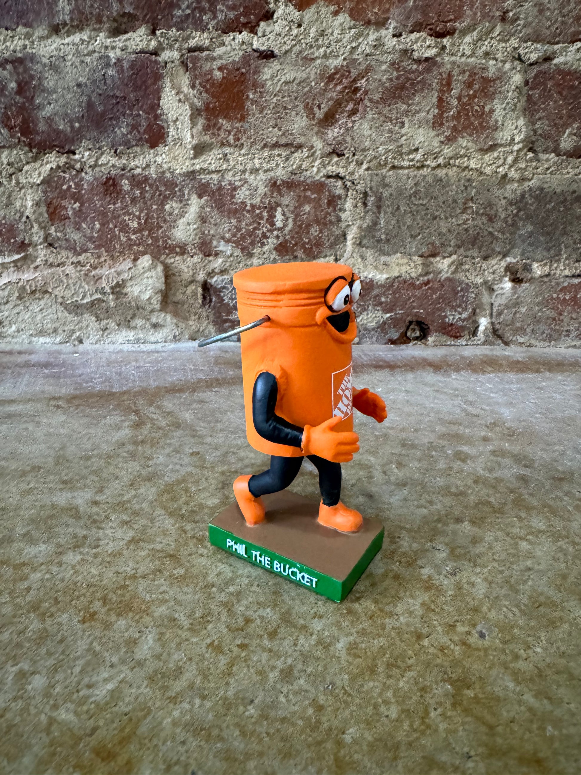 Phil Bucket Atlanta Braves Home Depot Tool Race Phil the Bucket Mini Bobblehead 5 ...