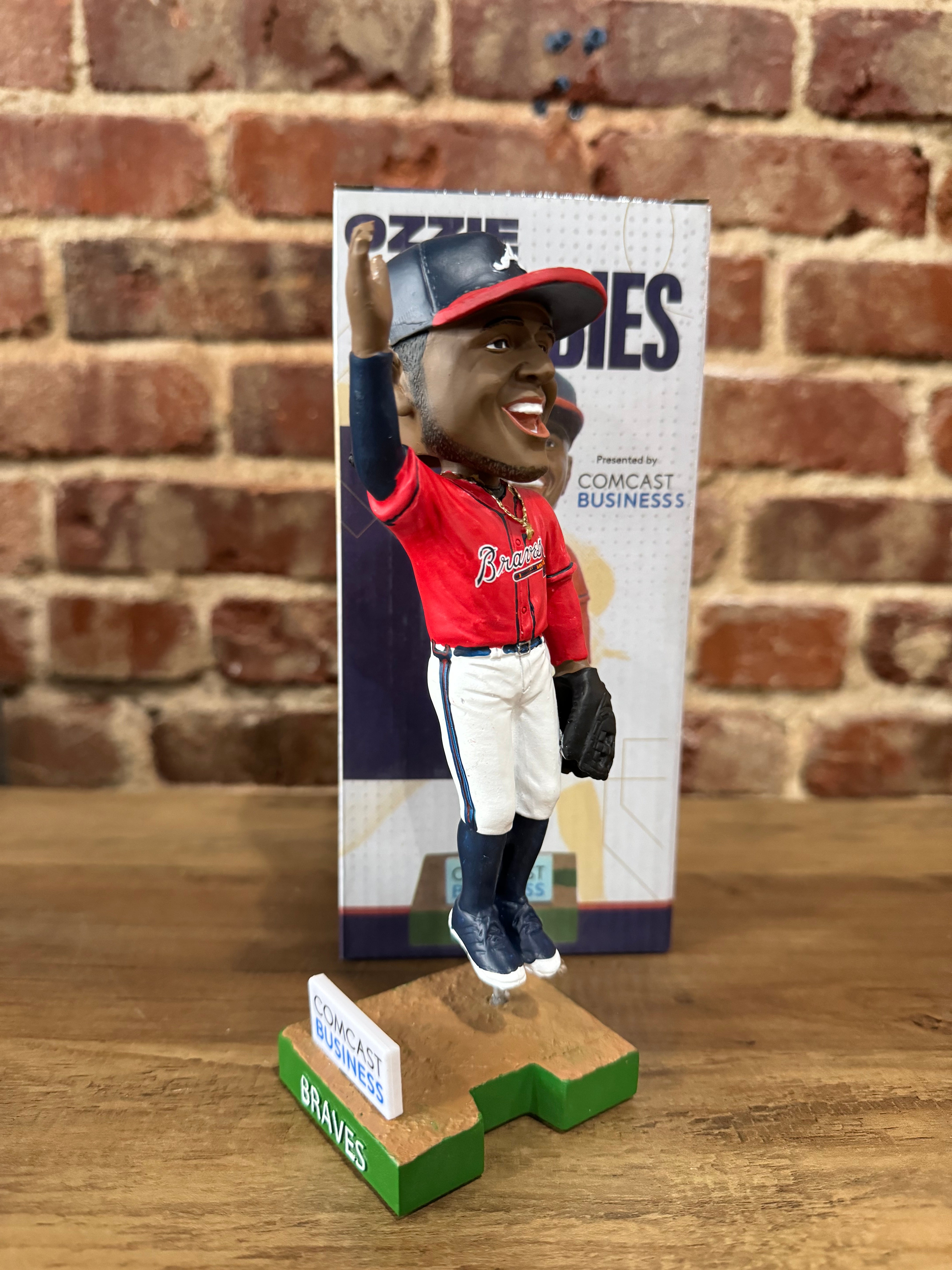 Ozzie Albies “Braves Win” Bobblehead – Atlanta Bobbles