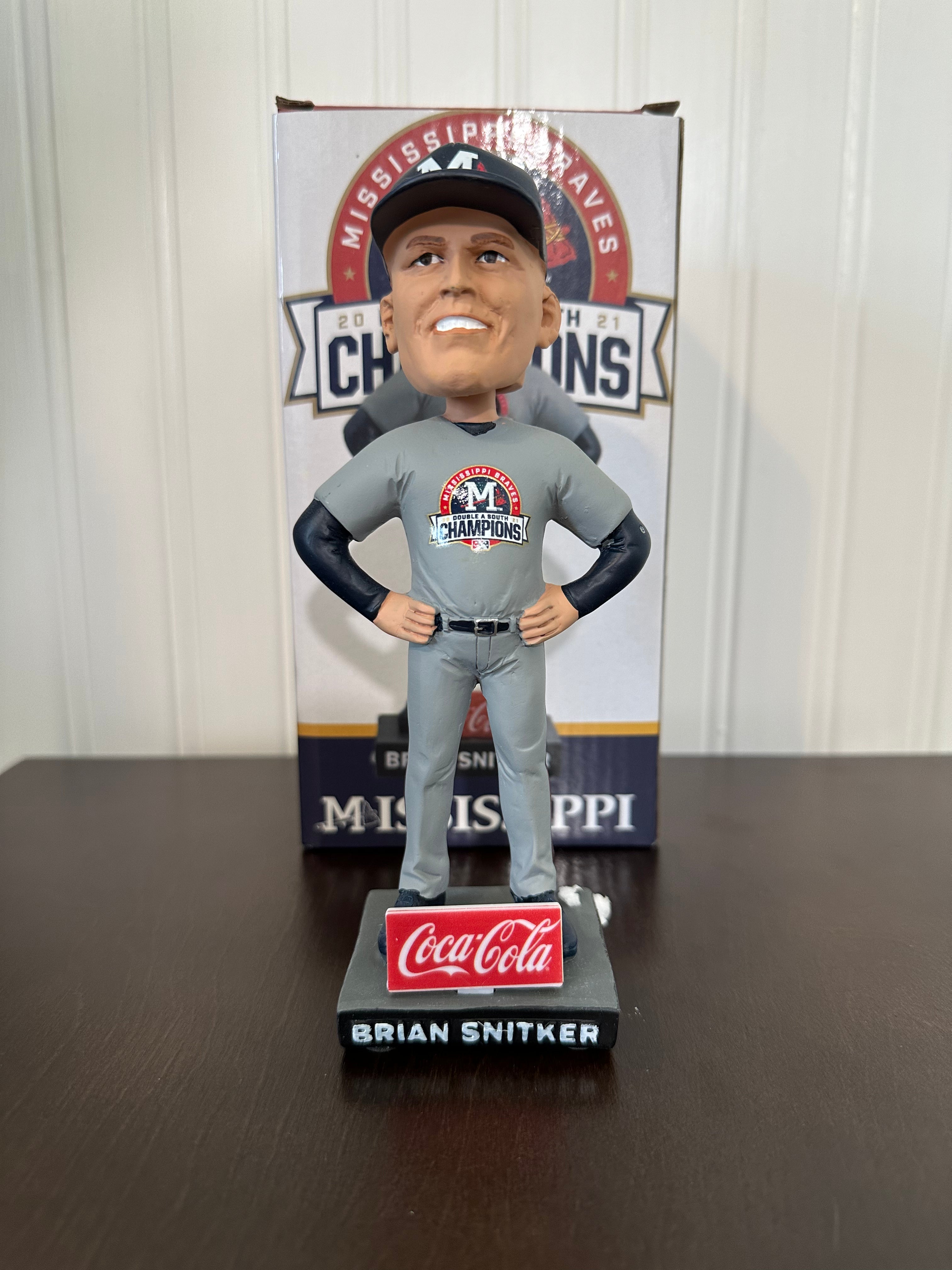 Brian Snitker Mississippi Braves Bobblehead – Atlanta Bobbles