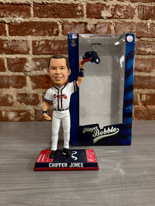 Chipper Jones Atlanta Braves FOCO Farewell Ticket Bobblehead  #/125