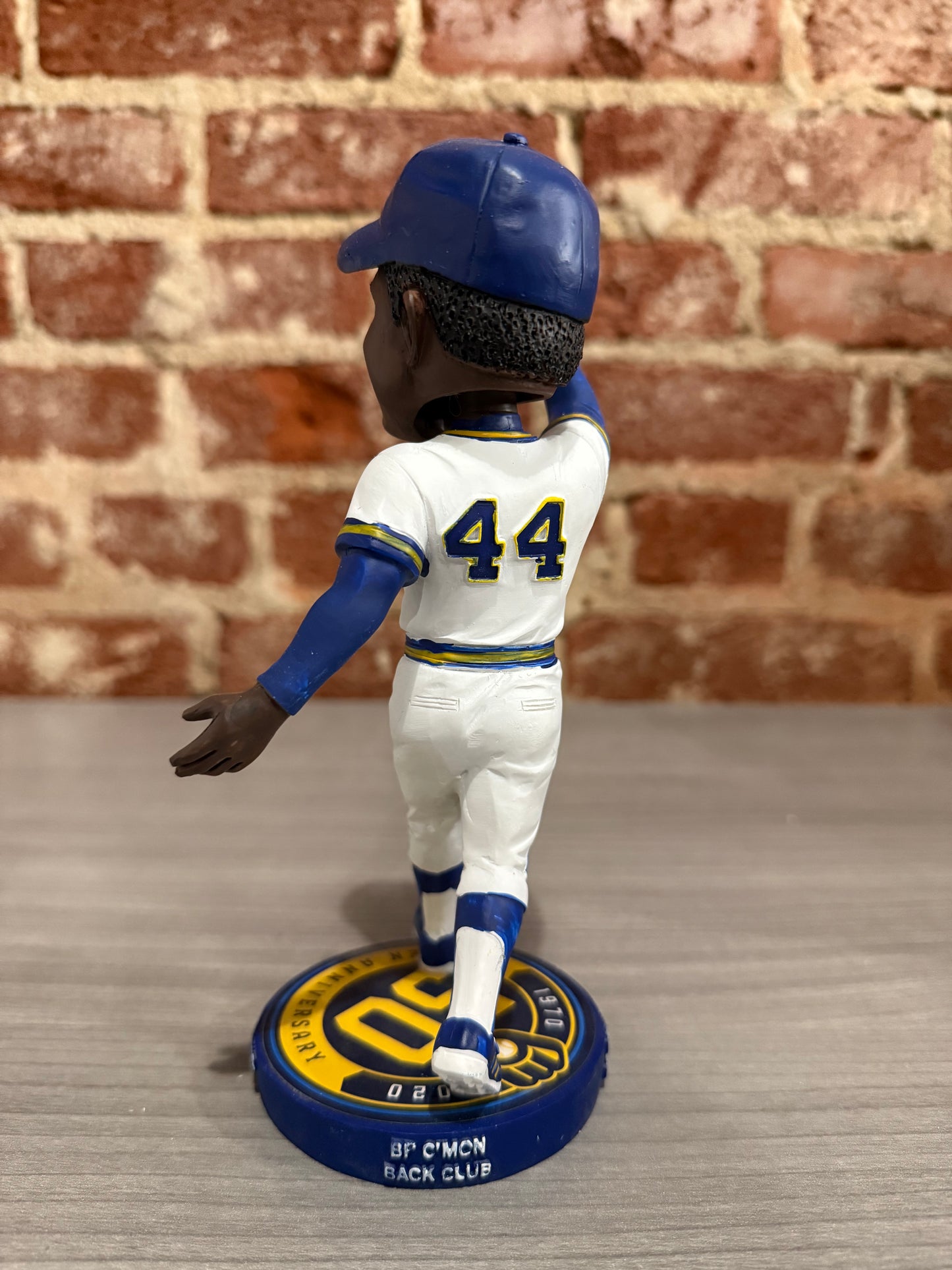 Hank Aaron Milwaukee Brewers 50th Anniversary Bobblehead