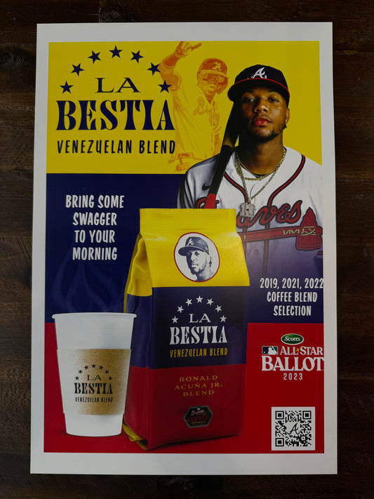 Ronald Acuña Jr. 2023 Allstar Poster (12”x18”)