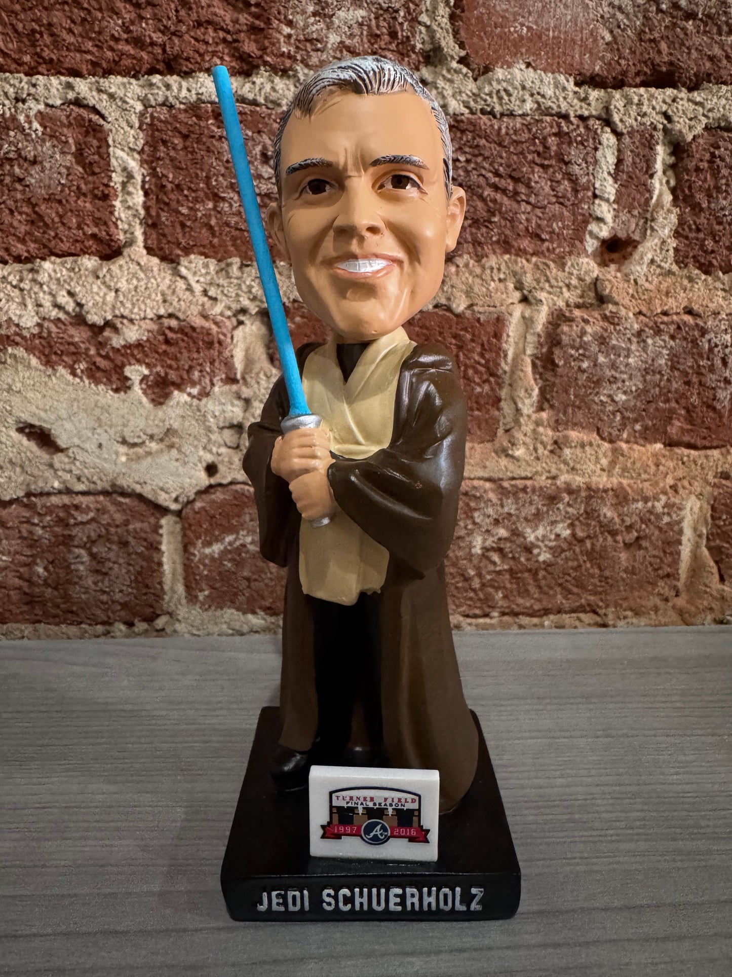 Jedi Schuerholz Atlanta Braves Star Wars Night Bobblehead