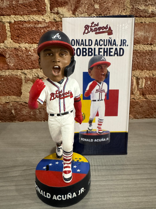 Ronald Acuña Jr. Los Bravos Bobblehead 9/16/22